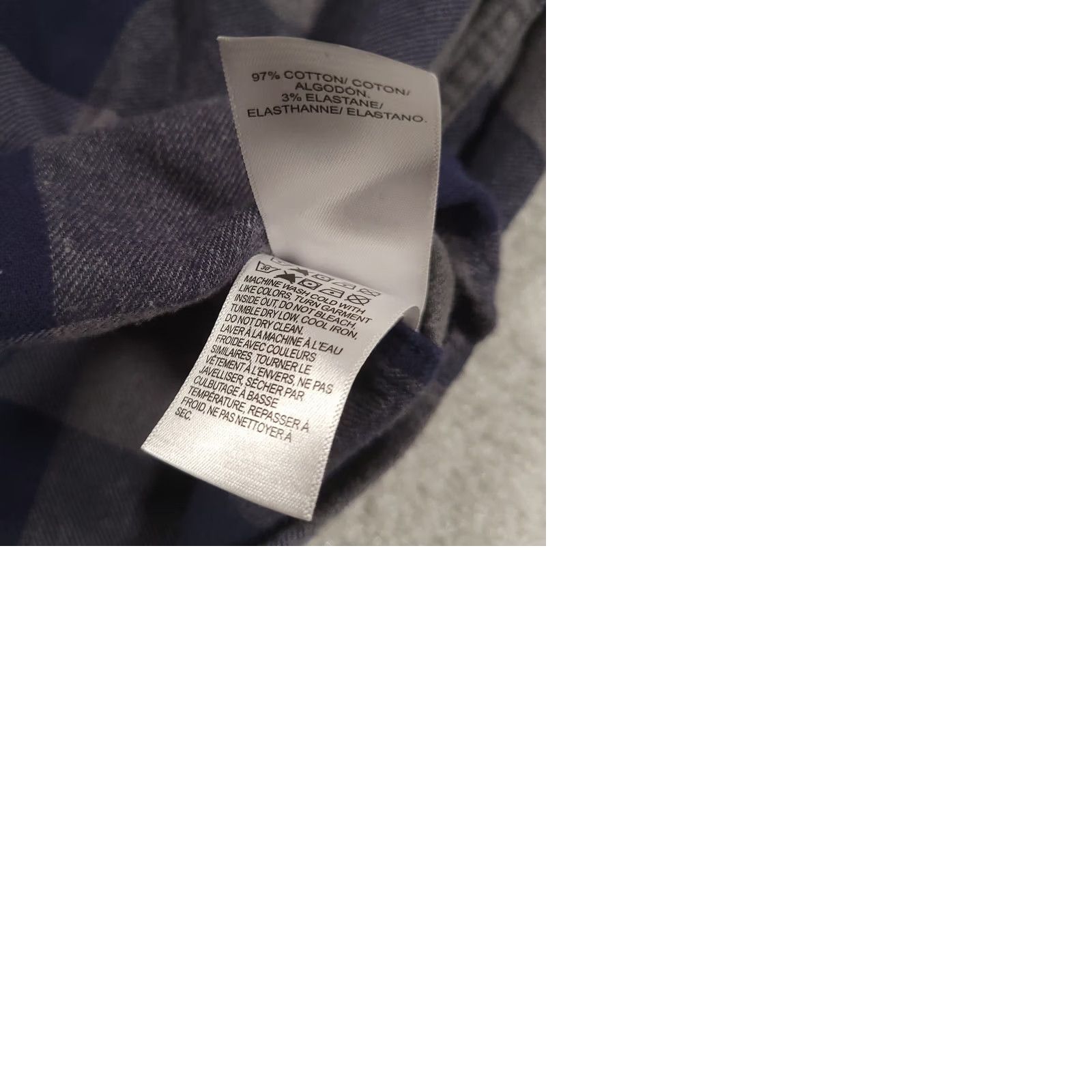 Lucky Brand Lucky Brand Button Up Flannel Shirt Mens S Blue Gray Plaid Casual Shirt Size US S / EU 44-46 / 1 - 9 Thumbnail