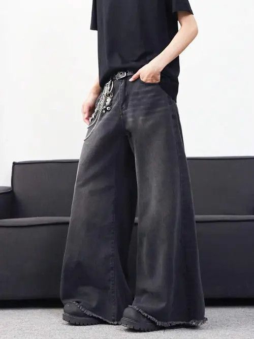 Jean Wide leg RETRO washed loose OPIUM jeans Size US 34 / EU 50 - 1 Thumbnail