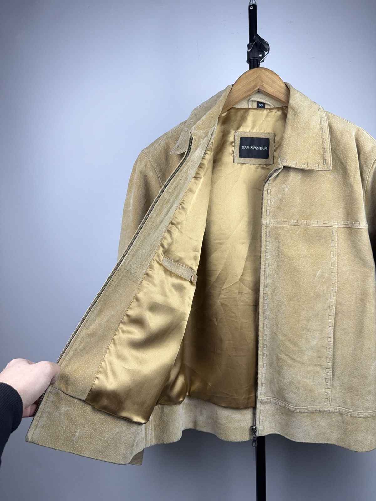 Vintage Vintage 90s Avant Garde Leather Biker MOTO Y2K Jacket Size US M / EU 48-50 / 2 - 8 Thumbnail