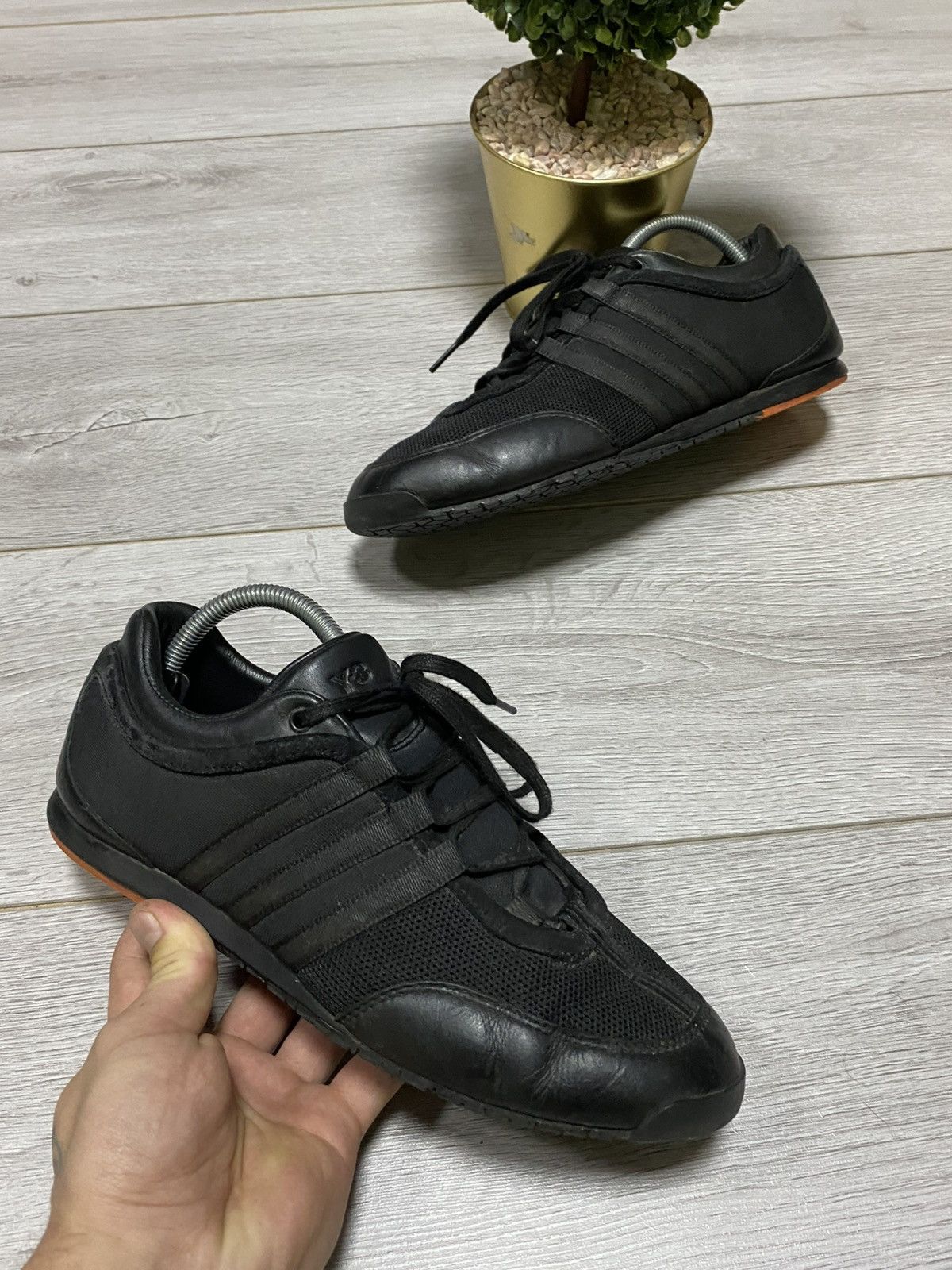 Y-3 Y-3 sneakers leather shoes boxers Yohji Yamamoto adidas Size US 8.5 / EU 41-42 - 1 Thumbnail