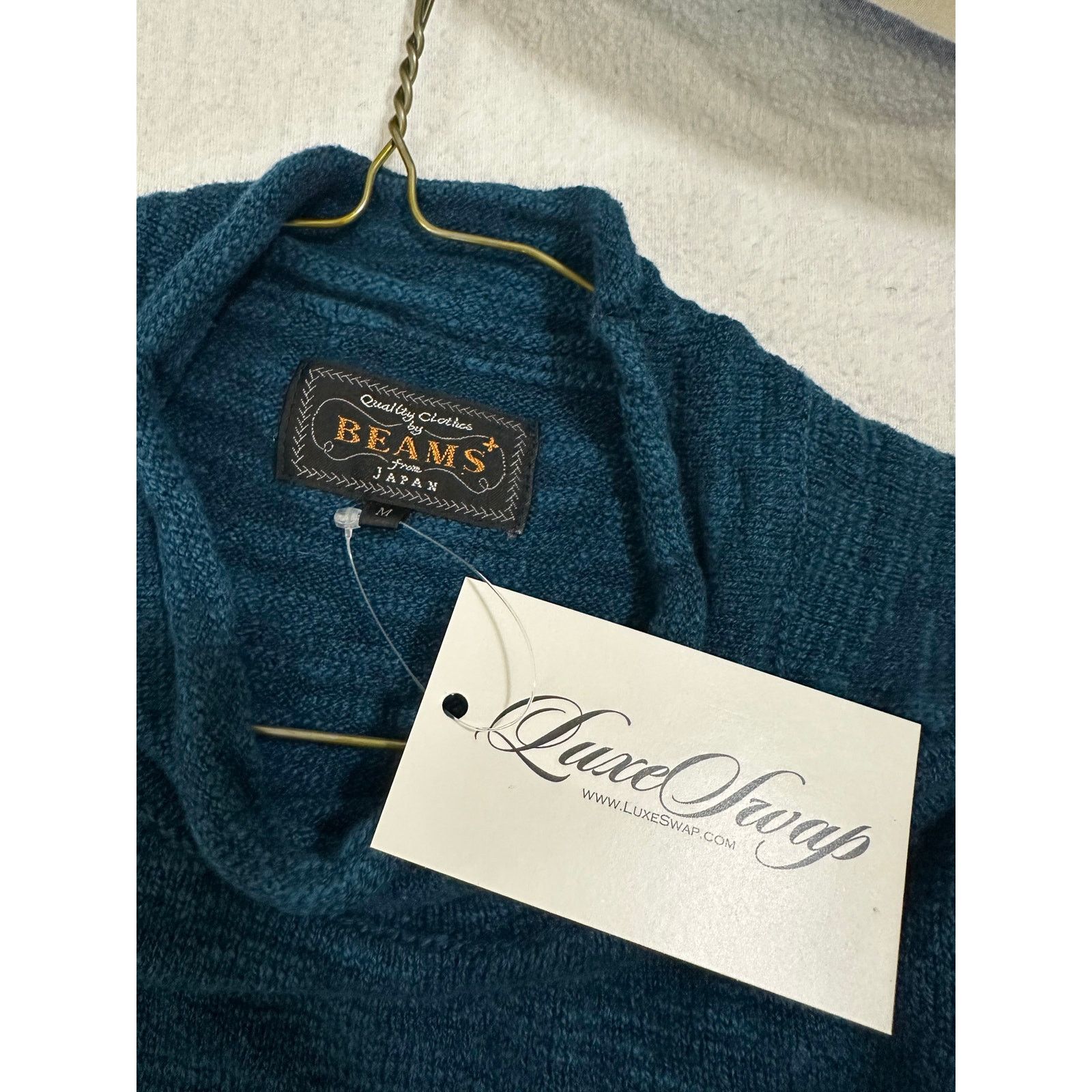 Beams Plus Beams Plus Japan Teal Slubby Rollneck Sweater Cotton/Rayon M Size US M / EU 48-50 / 2 - 3 Thumbnail