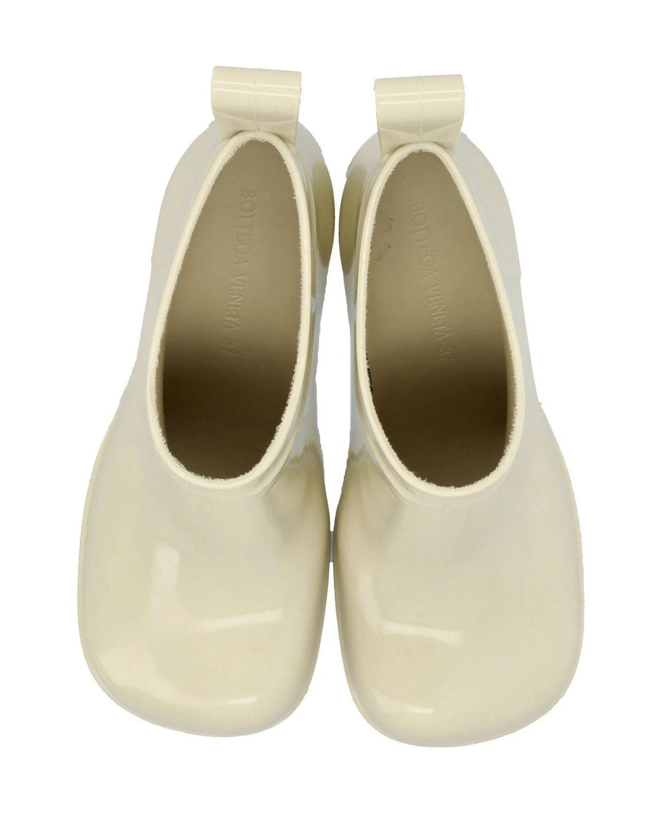 Bottega Veneta o1y0725 Rubber Ankle Boots in Ivory Size US 5 / IT 35 - 4 Thumbnail