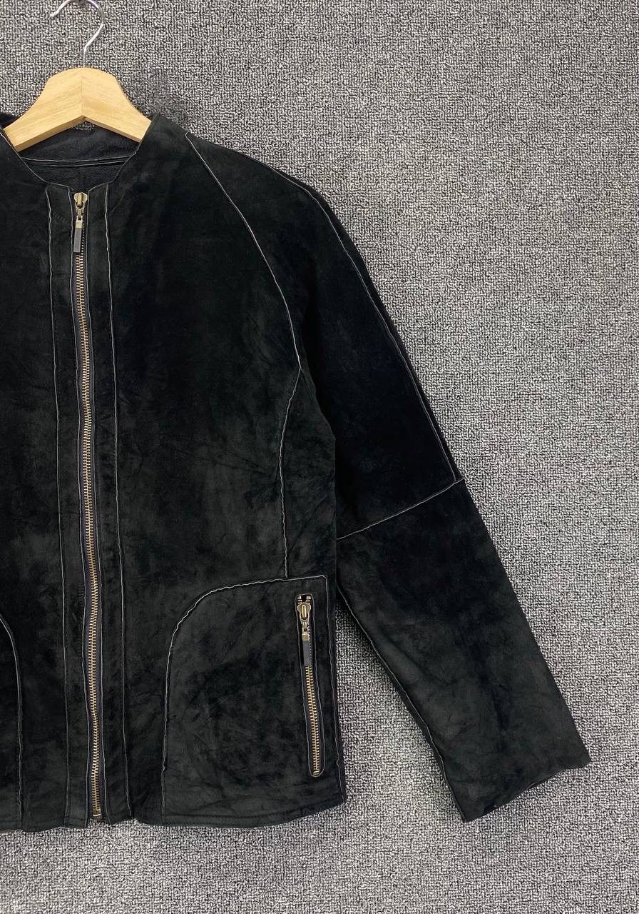 Hiroko Koshino Homme Vintage Hiroko Bis by Hiroko Koshino Leather Jacket Size S / US 4 / IT 40 - 3 Thumbnail