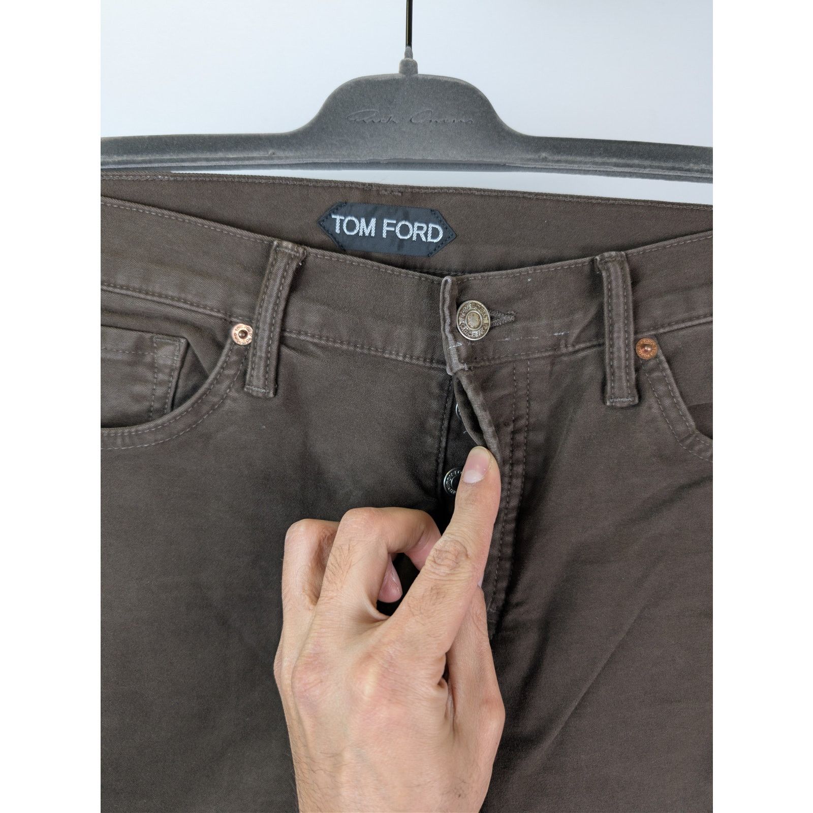Tom Ford o1rshd1 Slim-Fit Denim Jeans in Brown 32 Size US 32 / EU 48 - 7 Thumbnail