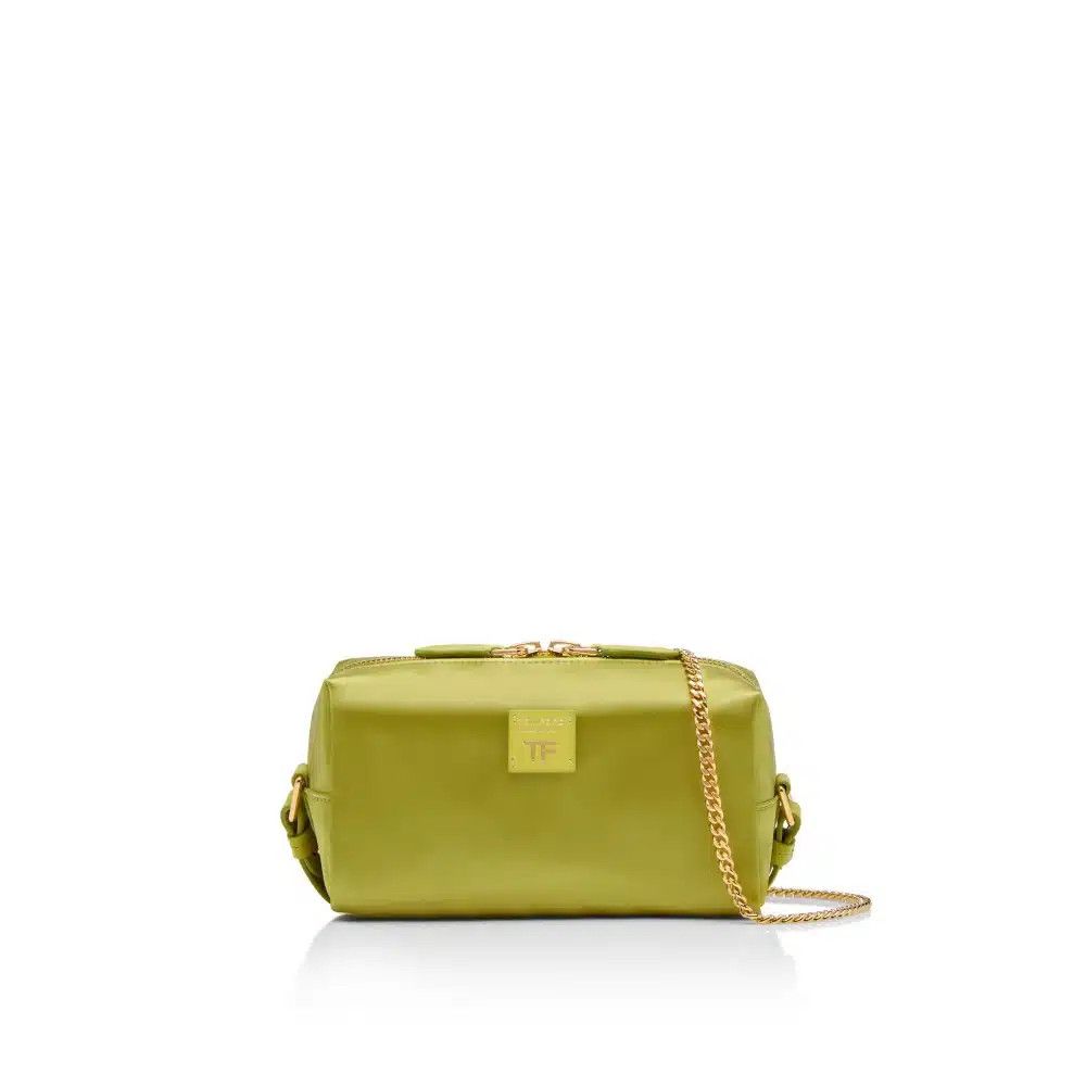 Tom Ford o1loc1c1024 S0423T Size:OS / Satin Mini Bag in Acid Green Size ONE SIZE - 1 Preview