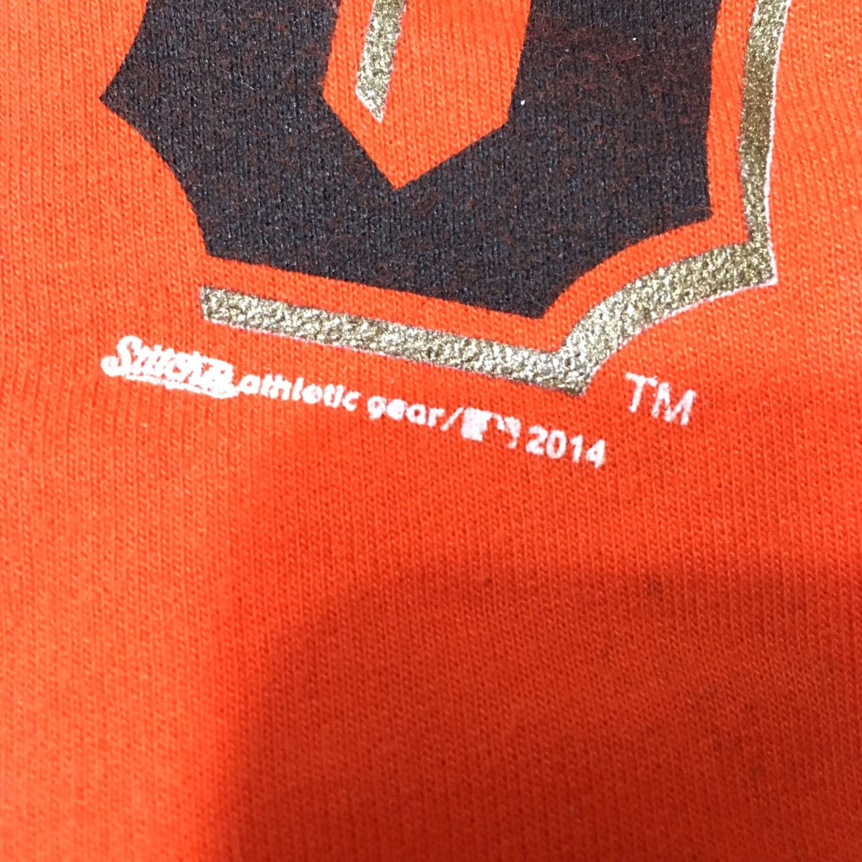 Vintage Stitches Giants Hoodie Mens Small Orange Embroidered Logo Pockets Hooded Pullover" Size US S / EU 44-46 / 1 - 6 Thumbnail