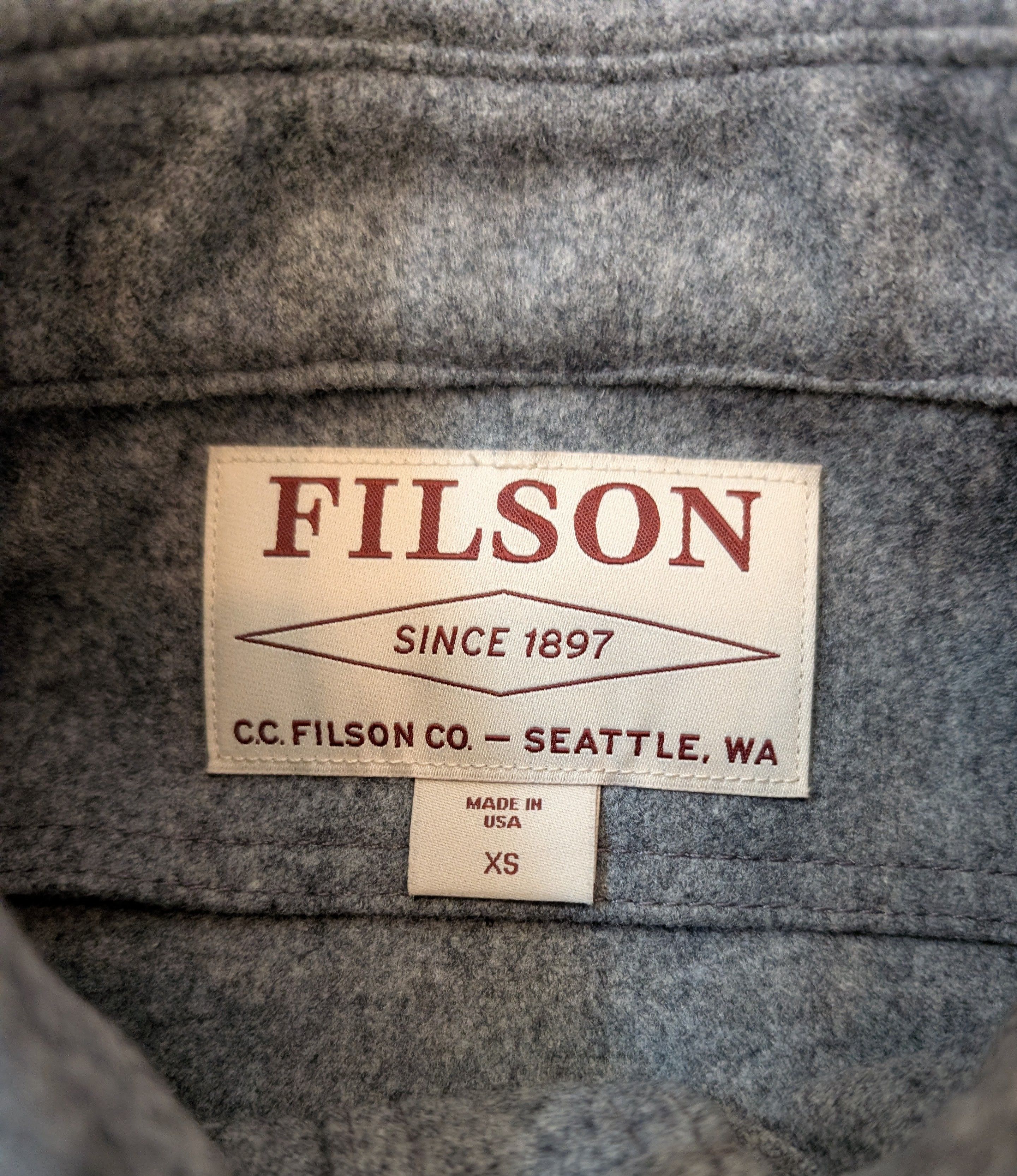 Filson LNWOT Filson 100% Virgin Wool Jac Shirt Made in USA Size US XS / EU 42 / 0 - 3 Thumbnail