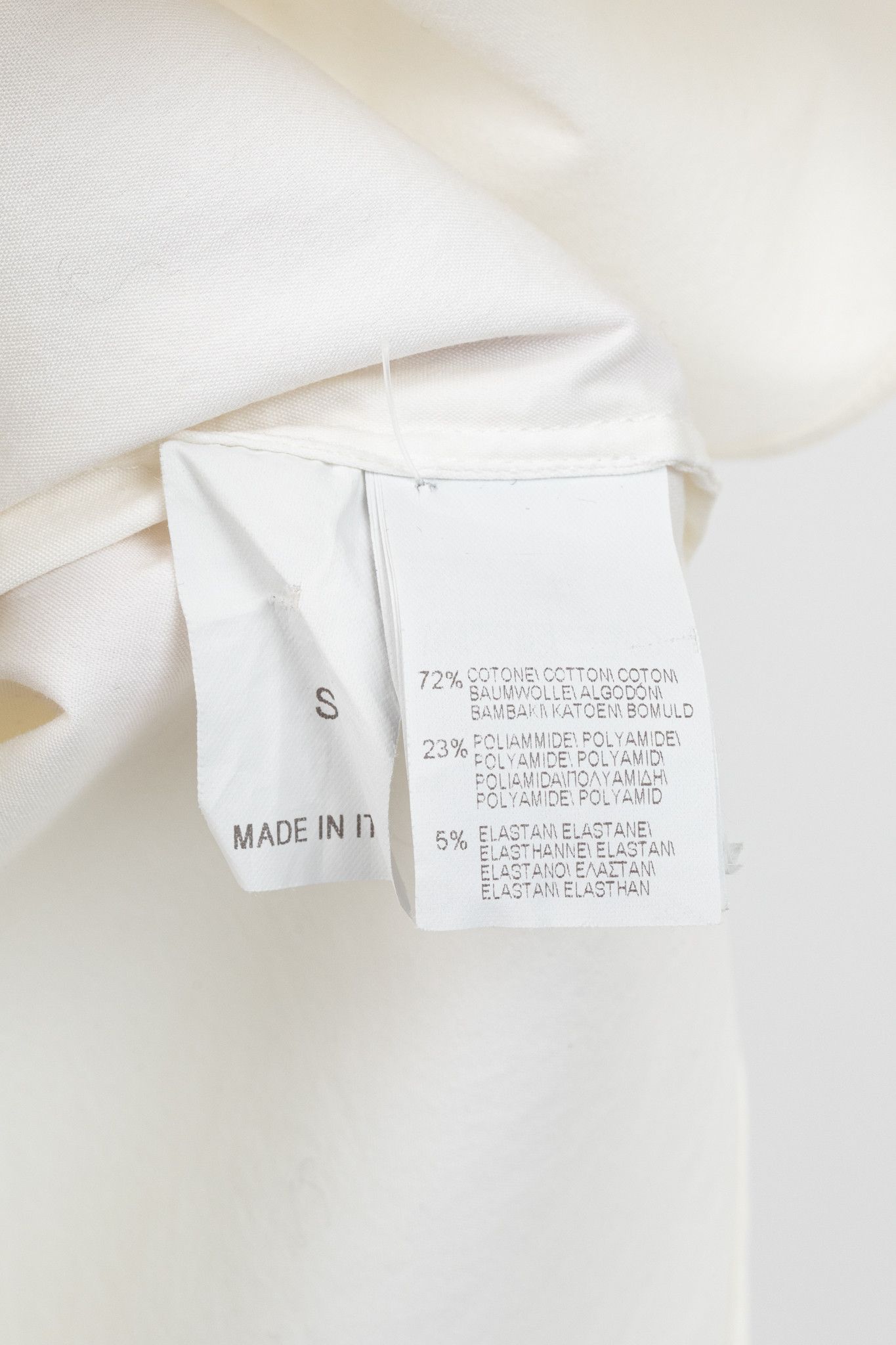 Brunello Cucinelli Brunello Cucinelli SS/17 Cotton Poplin Monili-Collar Shirt Size S / US 4 / IT 40 - 9 Thumbnail