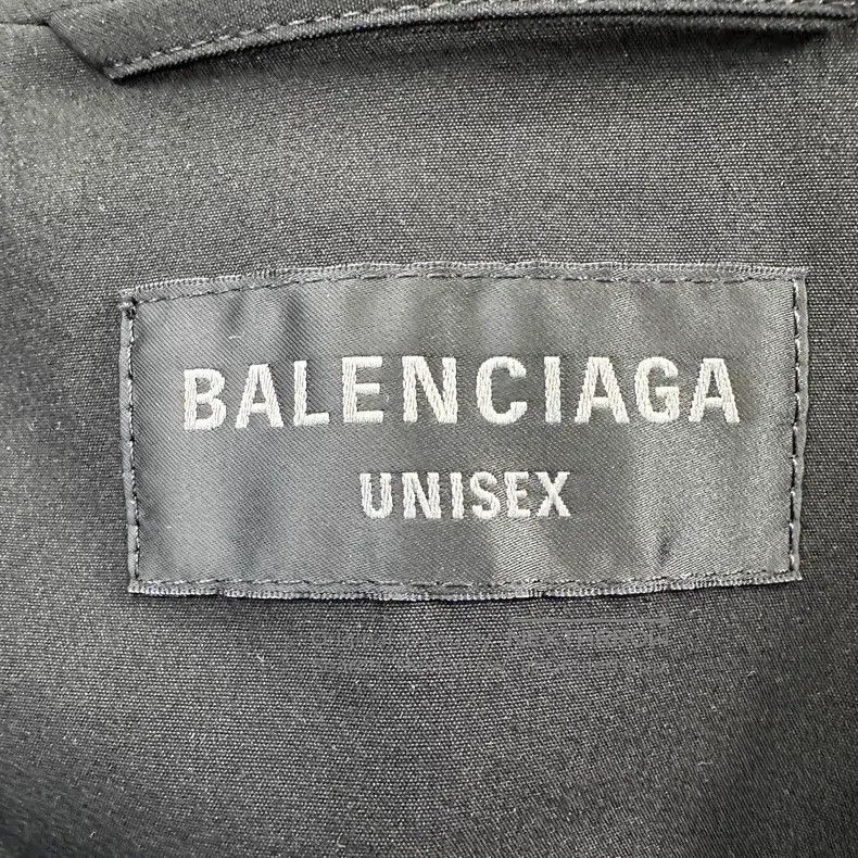 Balenciaga Balenciaga Black Letter Printed Stand Collar Jacket Size US L / EU 52-54 / 3 - 4 Thumbnail