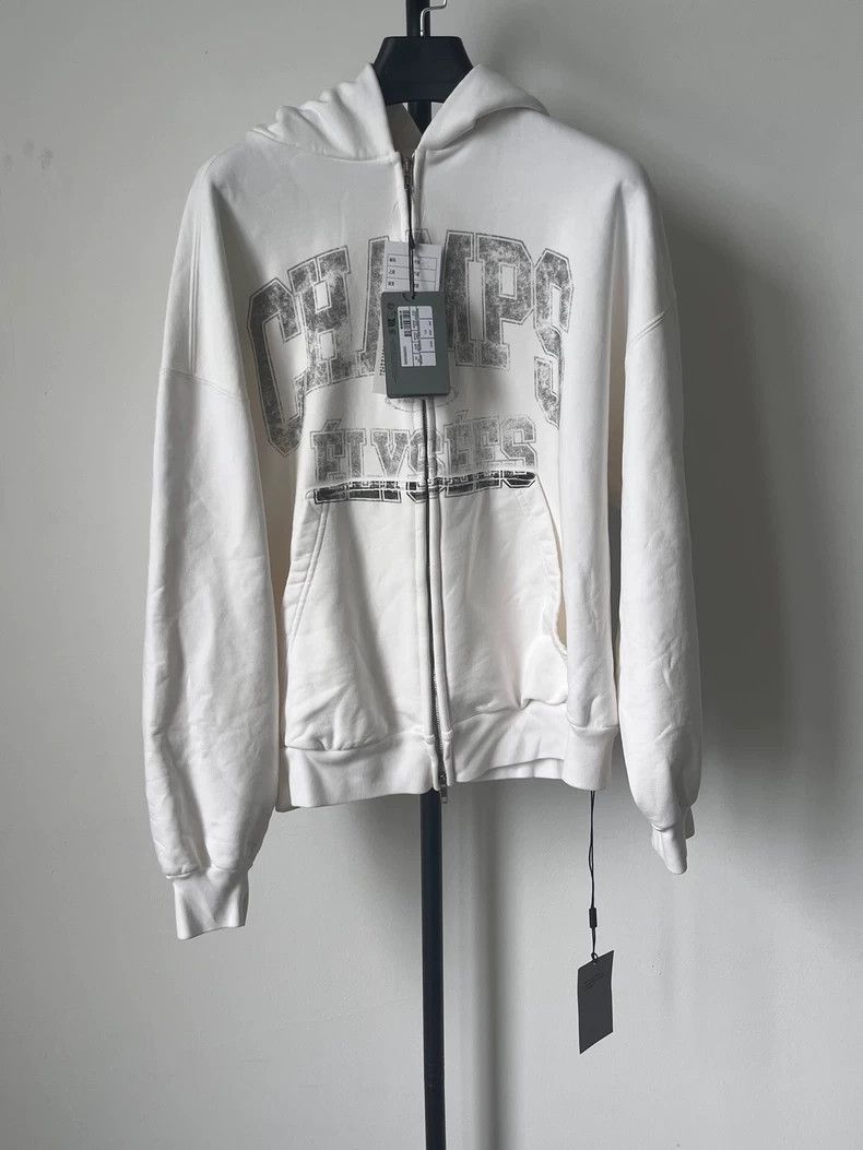 Balenciaga Balenciaga FW24 Zip Hoodie White - dmc Size US XS / EU 42 / 0 - 1 Thumbnail