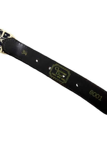 Christian Dior Monsieur Vintage 1980 Christian Dior Elastic Oblique Monogram Belt Size ONE SIZE - 4 Thumbnail