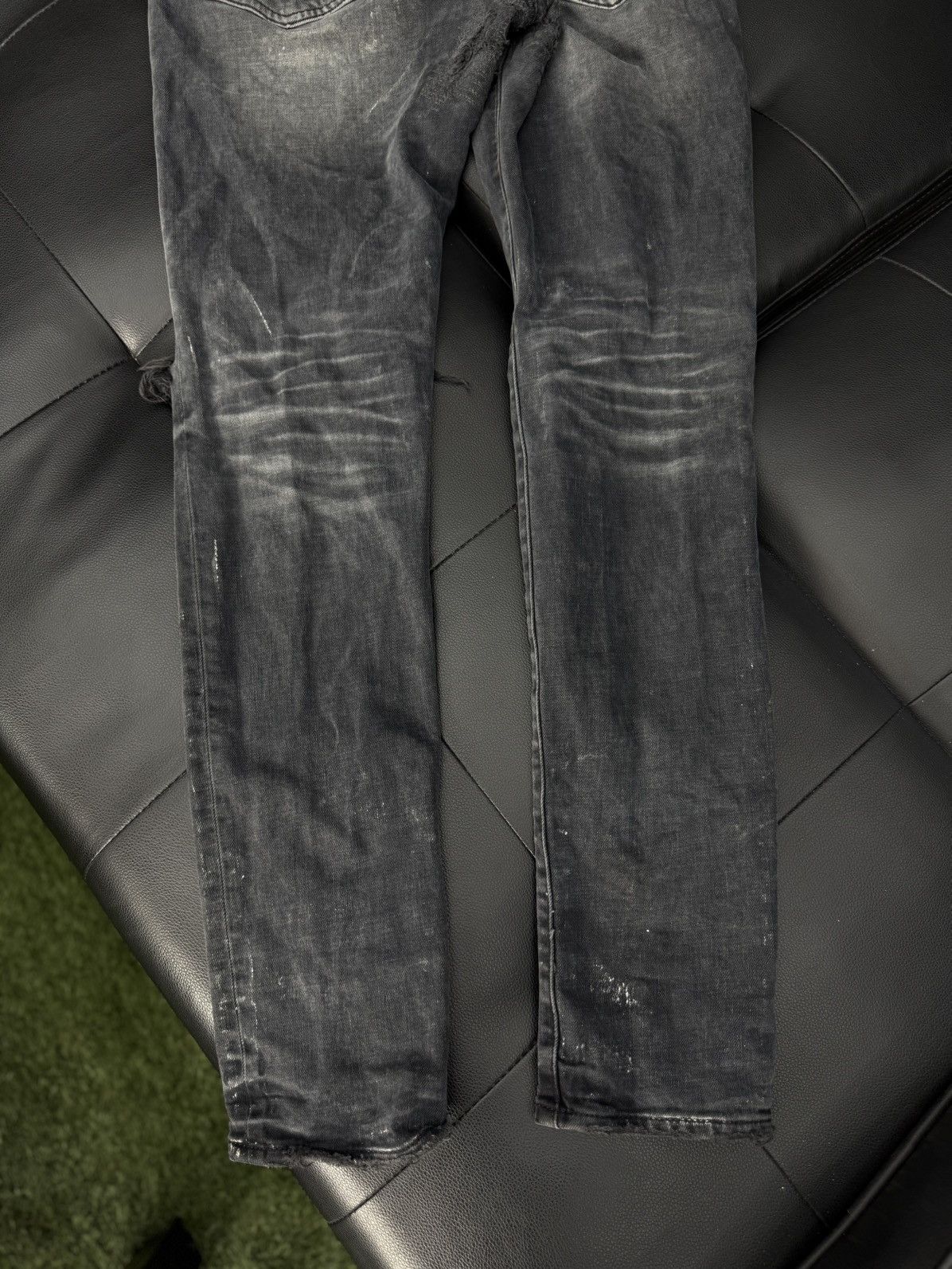 Purple Brand Purple Brand Black Skinny Jeans Ripped Style Size 31 Size US 31 - 8 Thumbnail