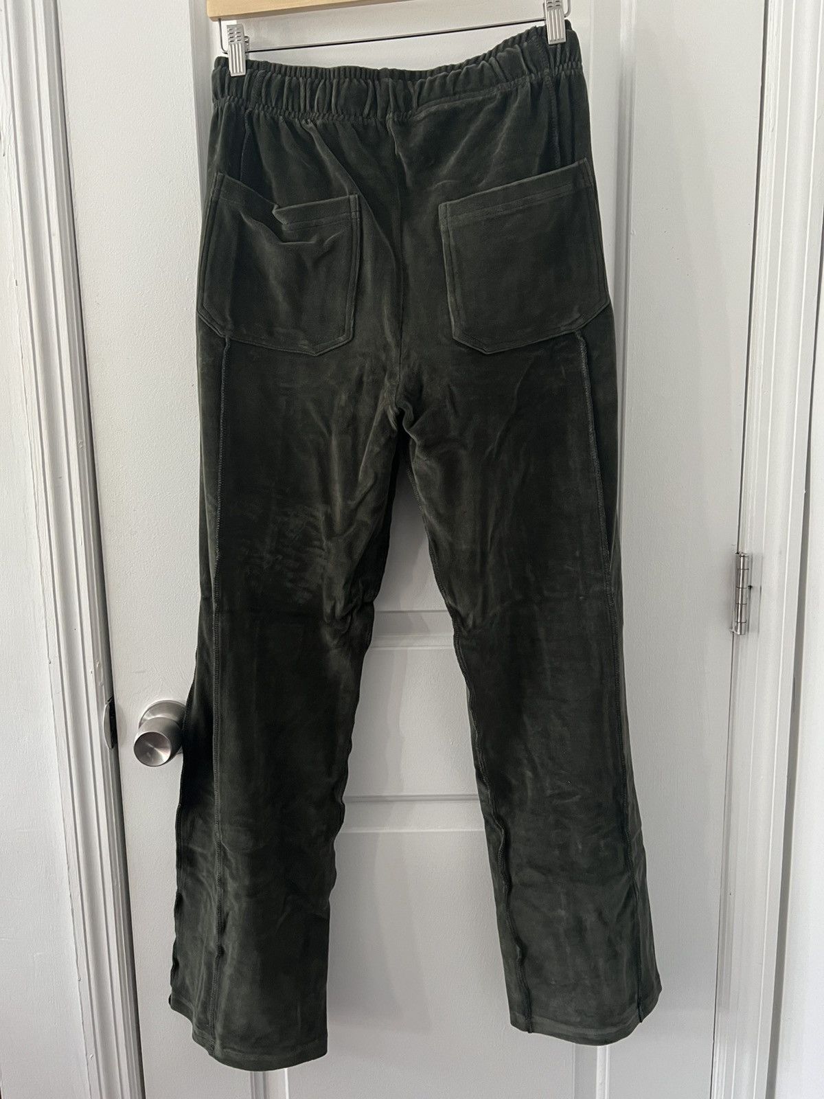 Other Atelier De Roupa Forest Green Velour Sweatpants Size US 32 / EU 48 - 4 Thumbnail
