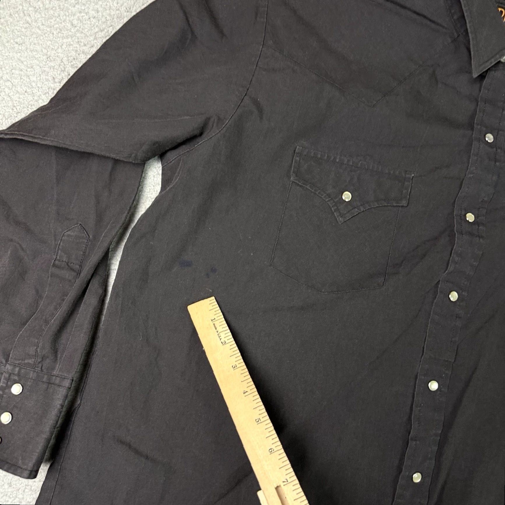 Vintage VINTAGE Ely Plains Shirt Mens XL Black Pearl Snap Cowboy Rockabilly Size US XL / EU 56 / 4 - 6 Thumbnail