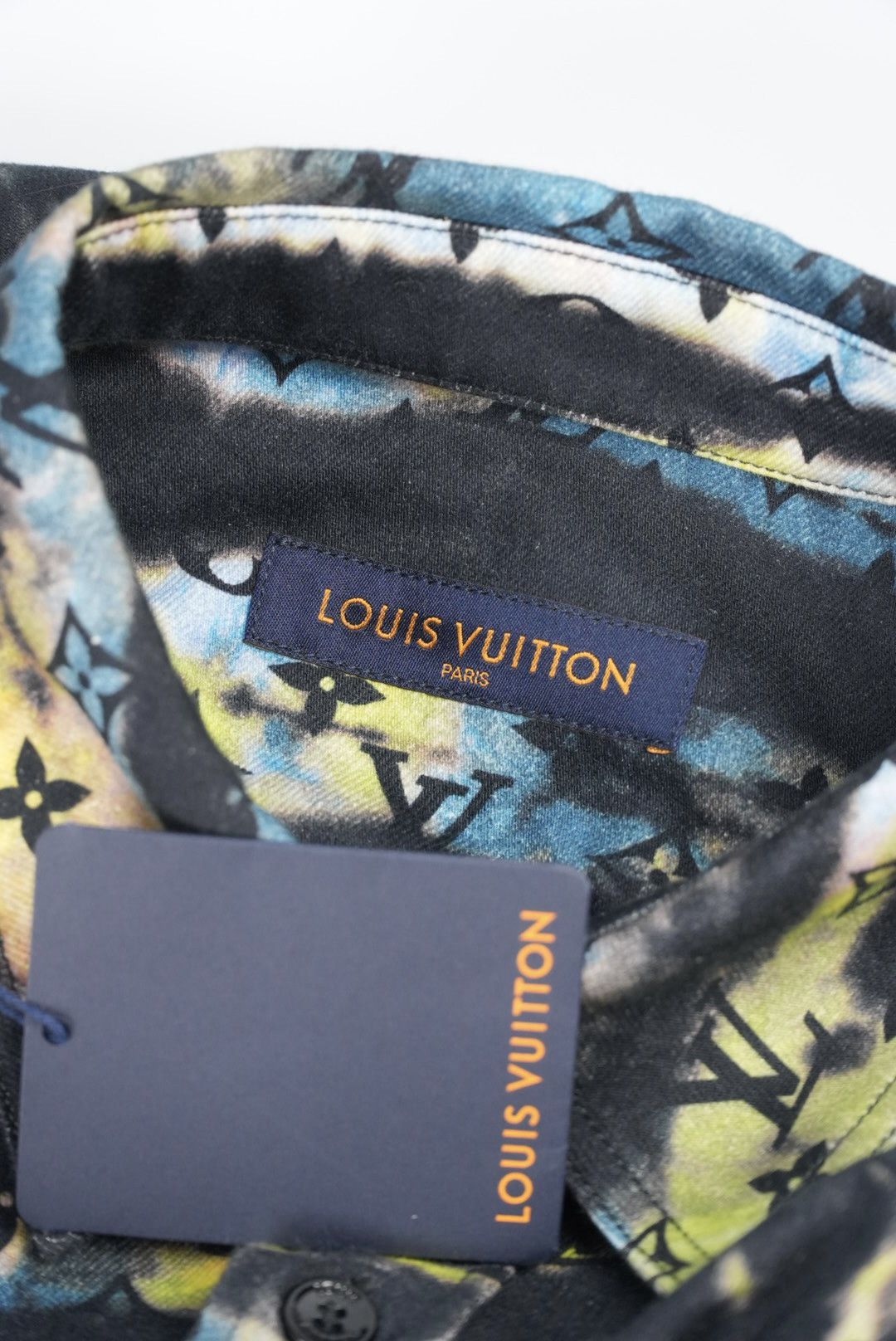 Louis Vuitton Louis Vuitton Black Tie Dye Denim Jacket Size US L / EU 52-54 / 3 - 6 Thumbnail