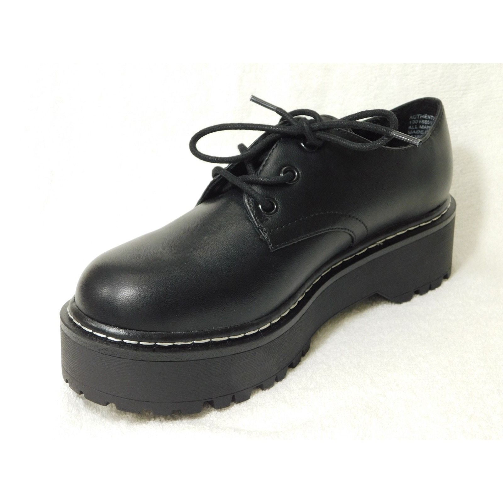 Other W682 Wild Pair Black Authentick Lug Oxfords Shoes 7.5 M Size US 7.5 / IT 37.5 - 2 Thumbnail