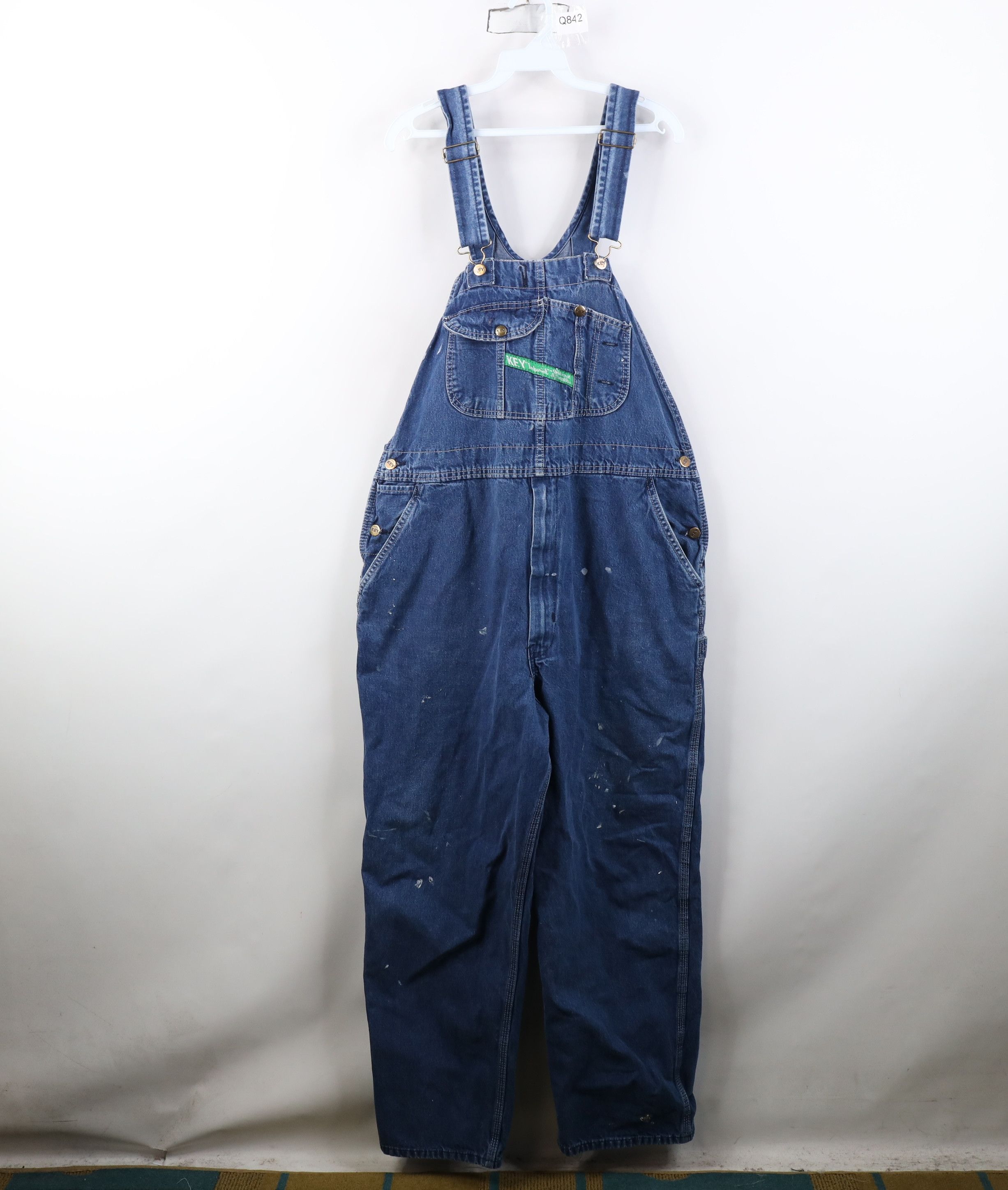 Vintage Vintage 90s Streetwear Distressed Wide Leg Denim Overalls Size US 42 / EU 58 - 1 Thumbnail