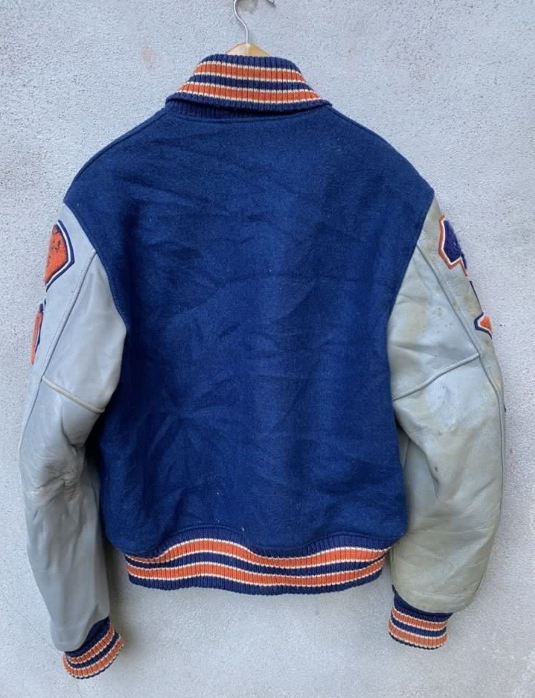 Sugar Cane Vintage Sugar Cane Varsity Style Eyes Toyo Leather Jacket Size US M / EU 48-50 / 2 - 2 Thumbnail
