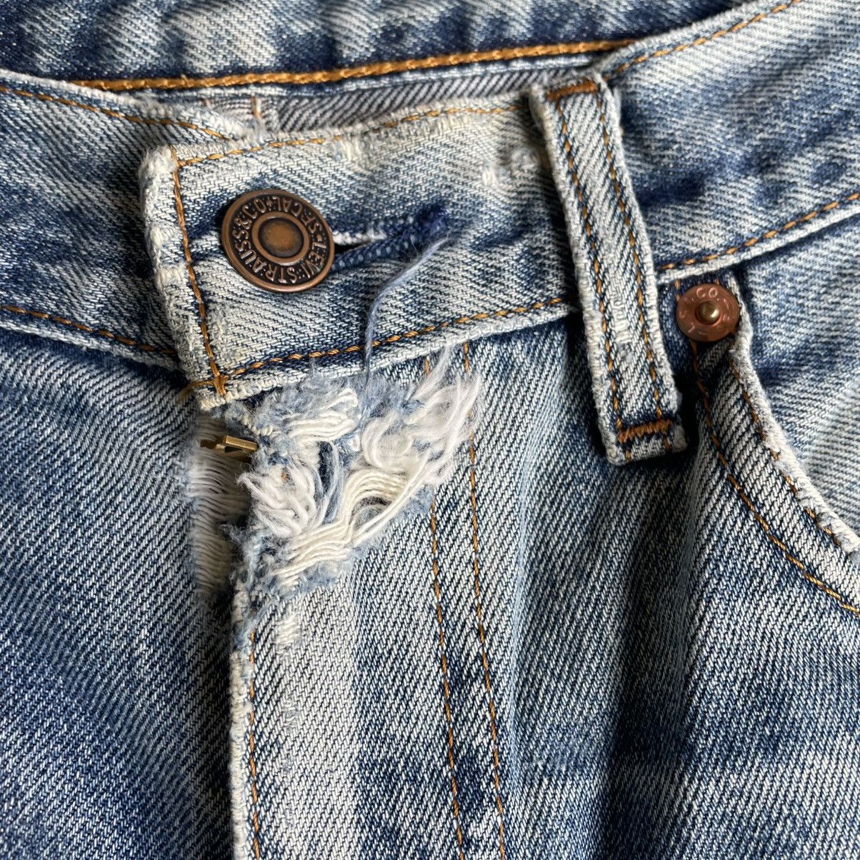 Levi's Vintage Clothing 🔥Vintage Levis 508 Custom Patchworks Ripped Distress Jeans Size US 33 - 11 Thumbnail