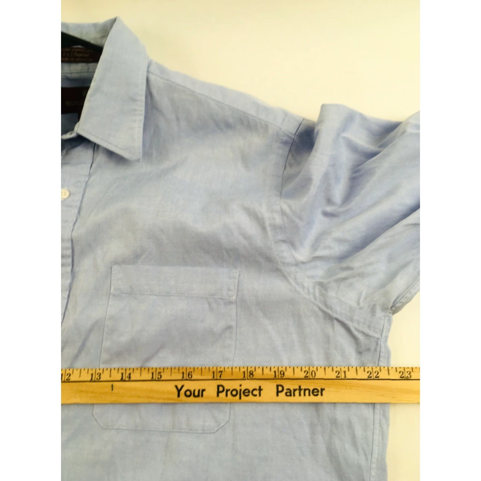 Nordstrom Nordstrom Shirt Men’s Button-Down Long Sleeve Solid Gray Side Pocket 15.5 34 Vintage No Size US M / EU 48-50 / 2 - 3 Thumbnail