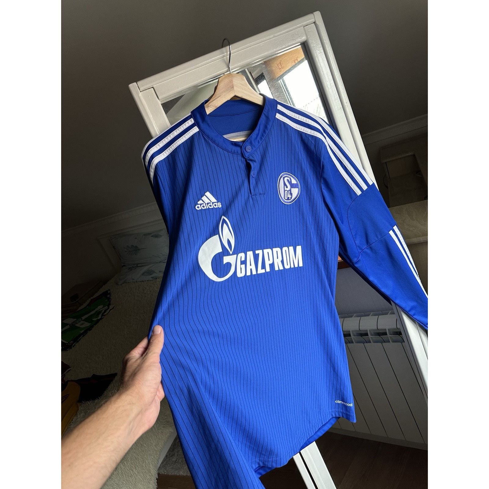 Vintage SCHALKE 04 2014/2015 SOCCER FOOTBALL Long Sleeve SHIRT JERSE Size US M / EU 48-50 / 2 - 3 Thumbnail
