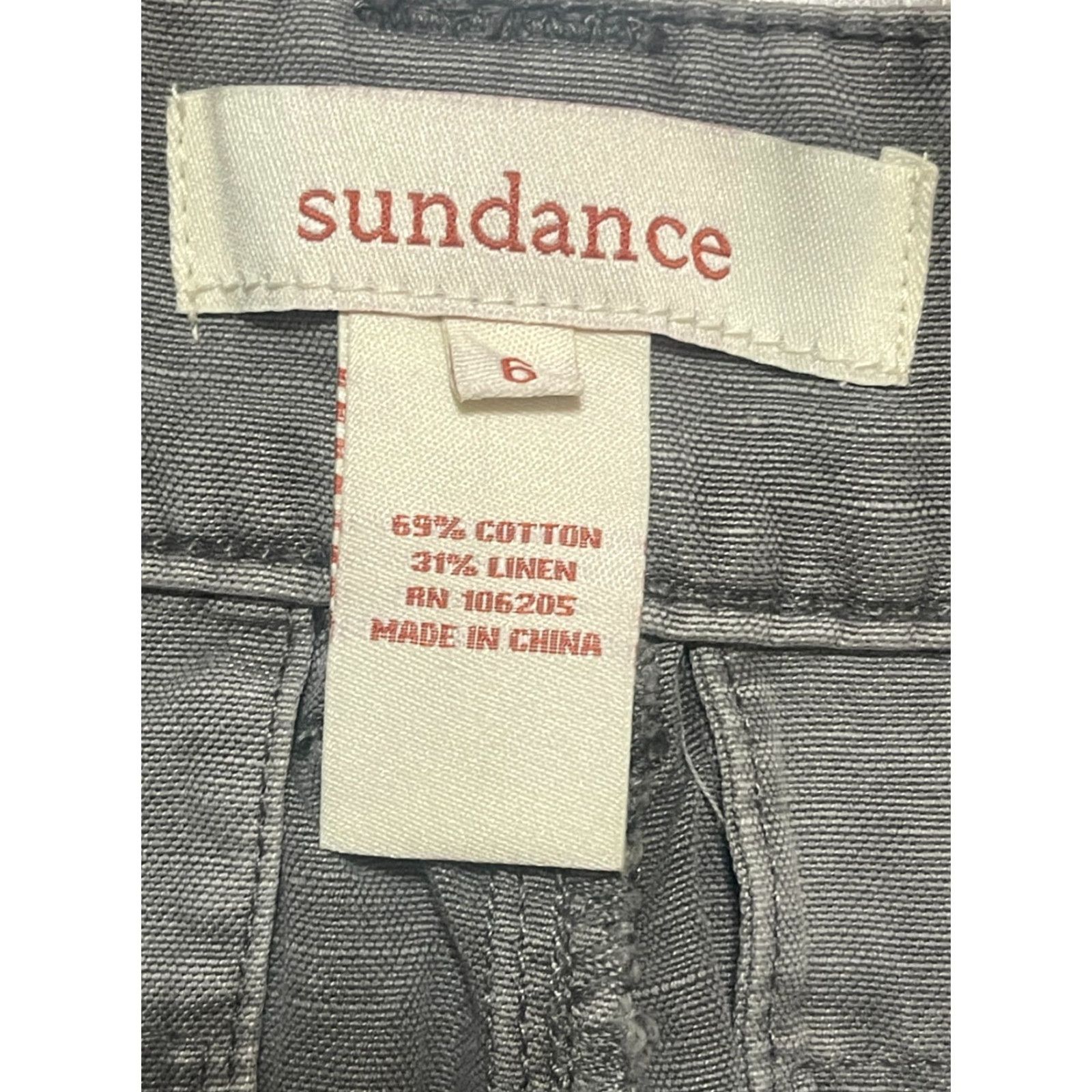Vintage Sundance Jeans Women's Size 6 Gray Denim Embroidered Pleated Ankle Regular Inseam 30 in Size 28" / US 6 / IT 42 - 4 Thumbnail