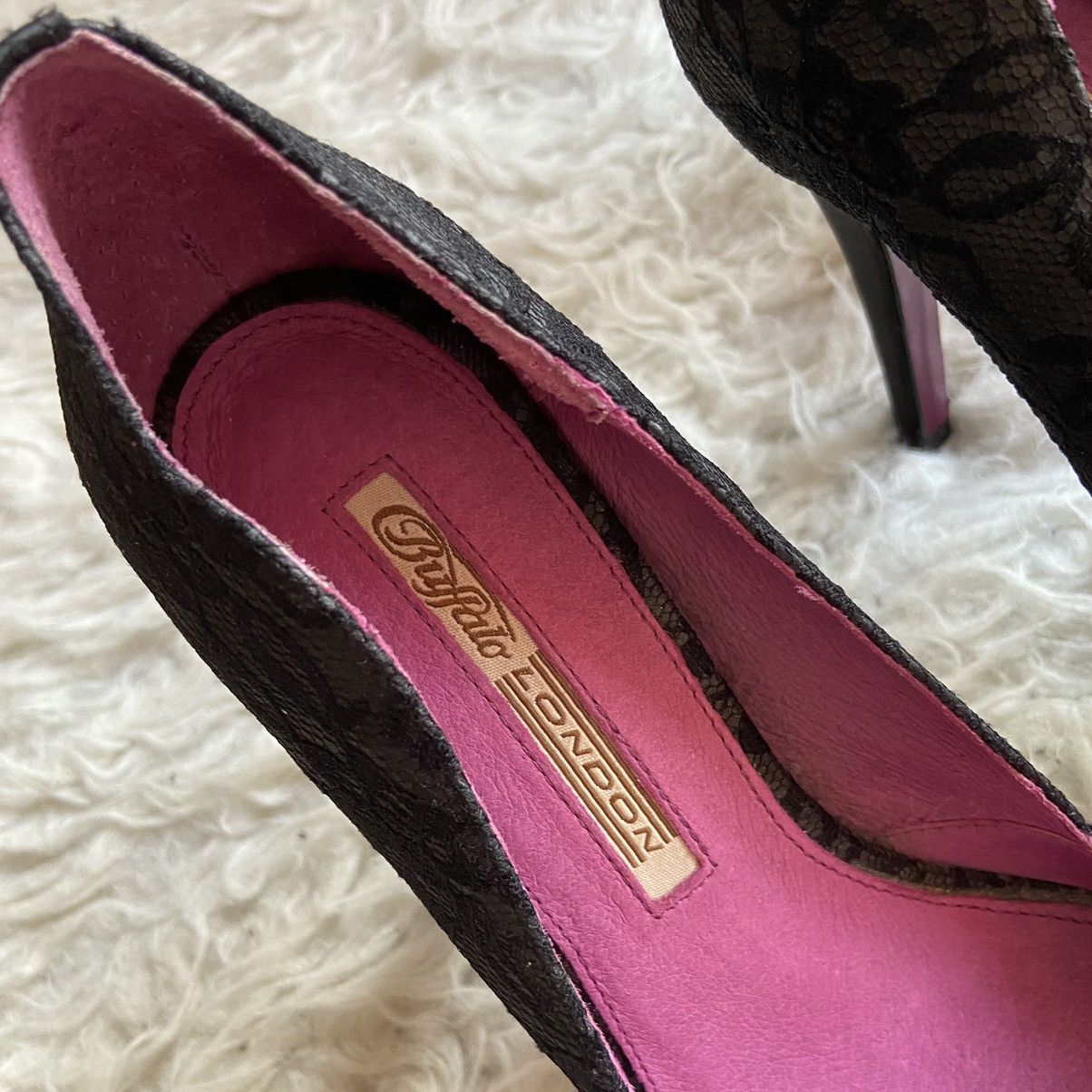 Buffalo London × New Rock × Vintage 📌 Vintage Cutie Buffalo London Y2K Heels Shoes Size US 7 / IT 37 - 5 Thumbnail