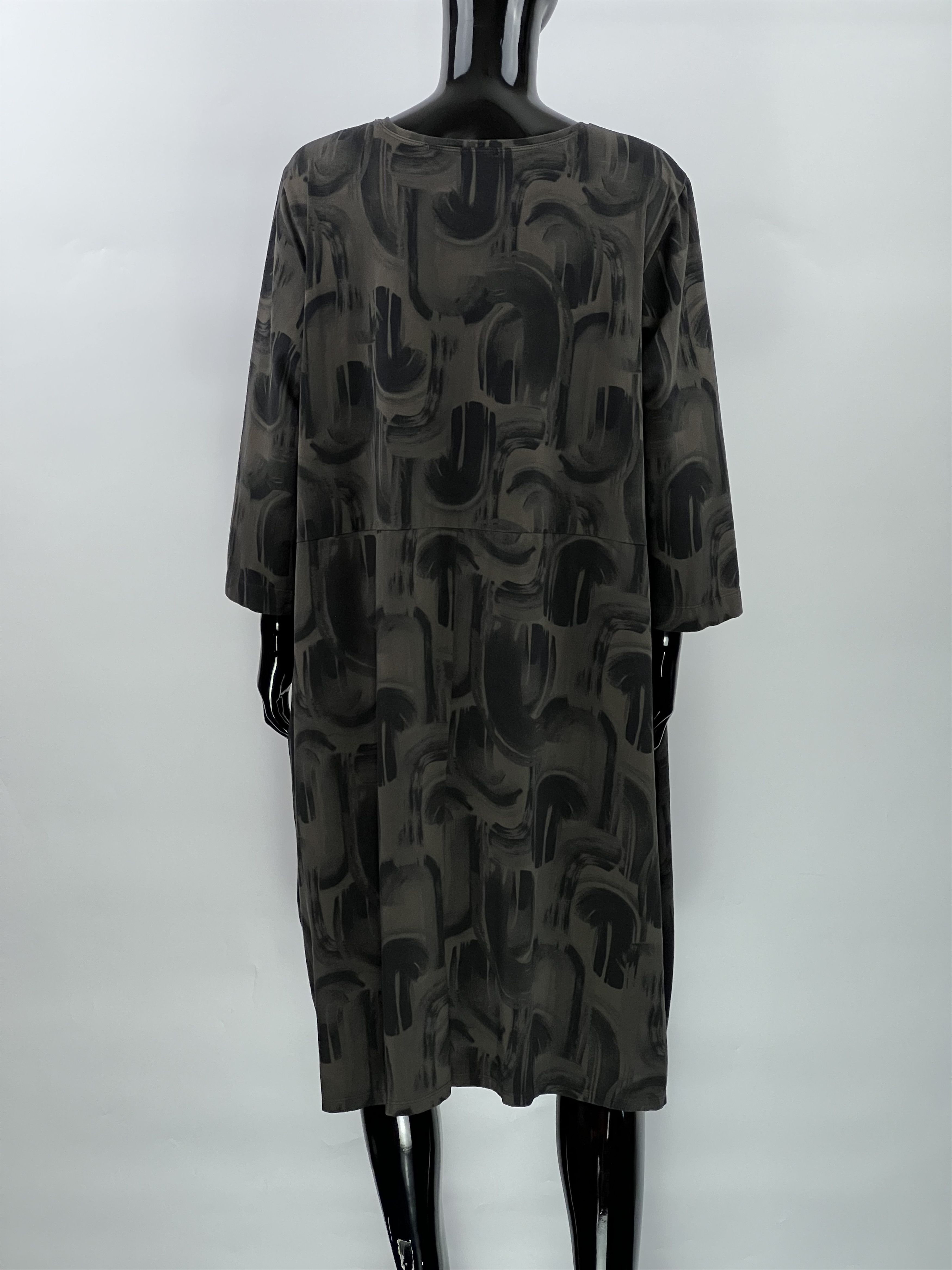 Designer Grizas Lagenlook Cotton Midi Dress Size XL/XXL Oversized Size XL / US 12-14 / IT 48-50 - 4 Thumbnail