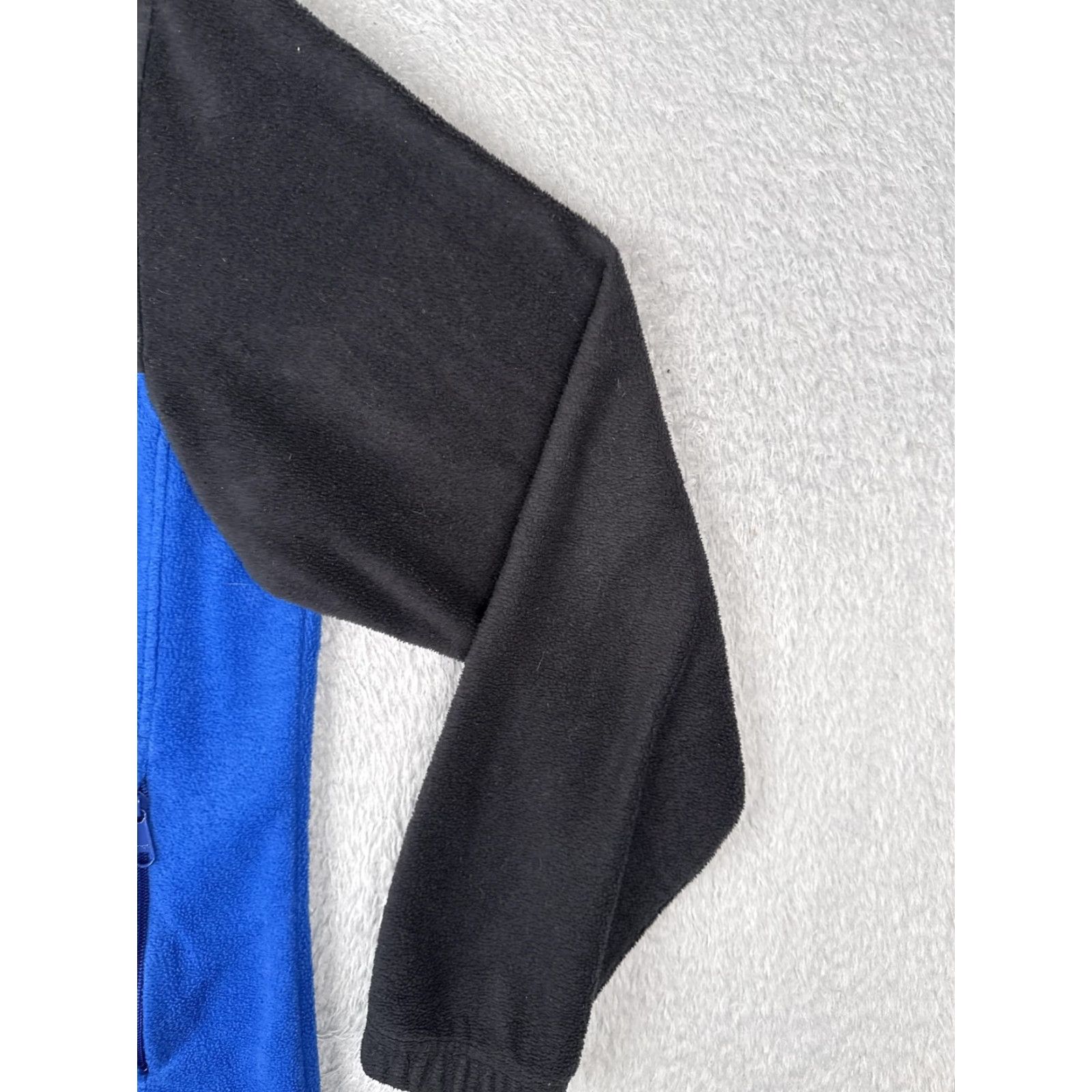 Vintage VINTAGE: No // Columbia Jacket // Fleece // Full Zip // Black Blue // Mens Small // Regular // Windbreaker // Outdoor // XM6354 Size US S / EU 44-46 / 1 - 5 Thumbnail