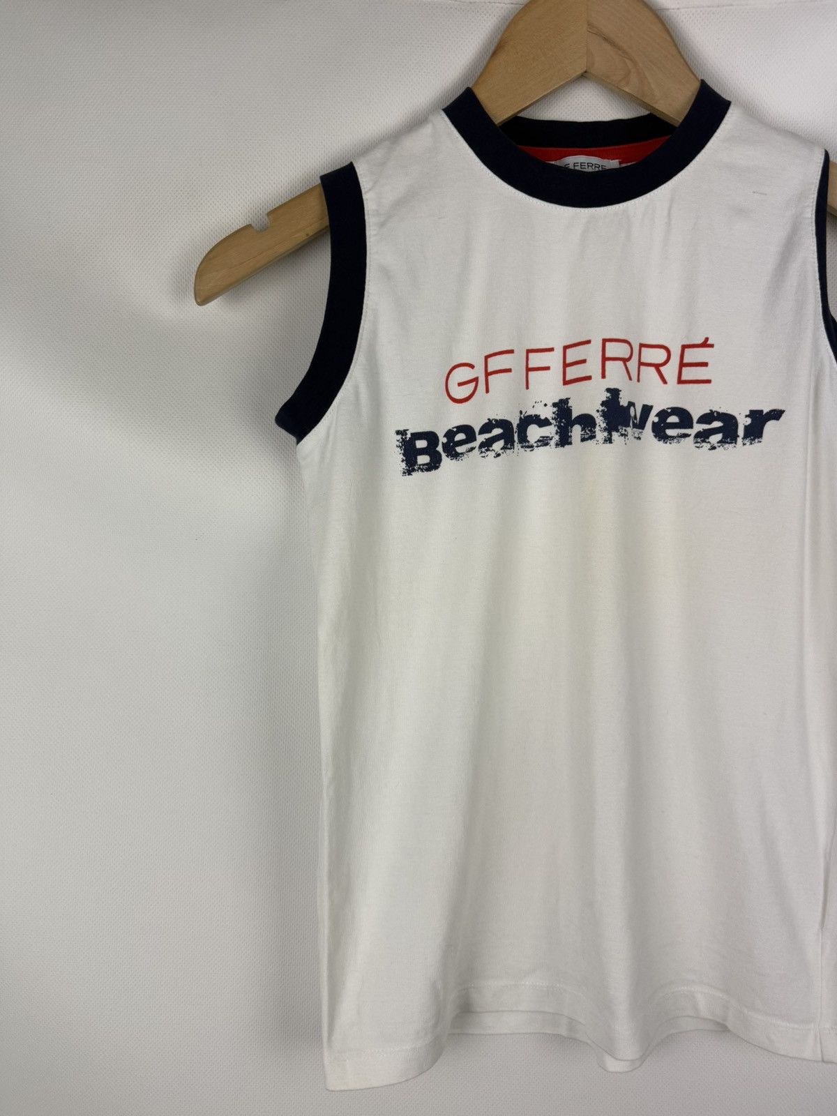 GF Ferre GF Ferre Teens Y2K Big Logo Sleeveless Tank TopLadies XXS Size XXS / US 00 / IT 34 - 2 Thumbnail