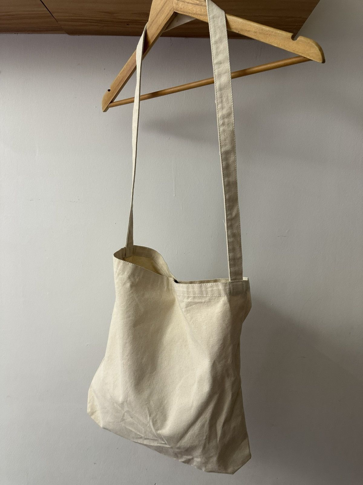 CABANE de ZUCCa × Issey Miyake Zucca By Issey Miyake Heavy Cotton Recycle Shoulder Bag Size ONE SIZE - 3 Thumbnail
