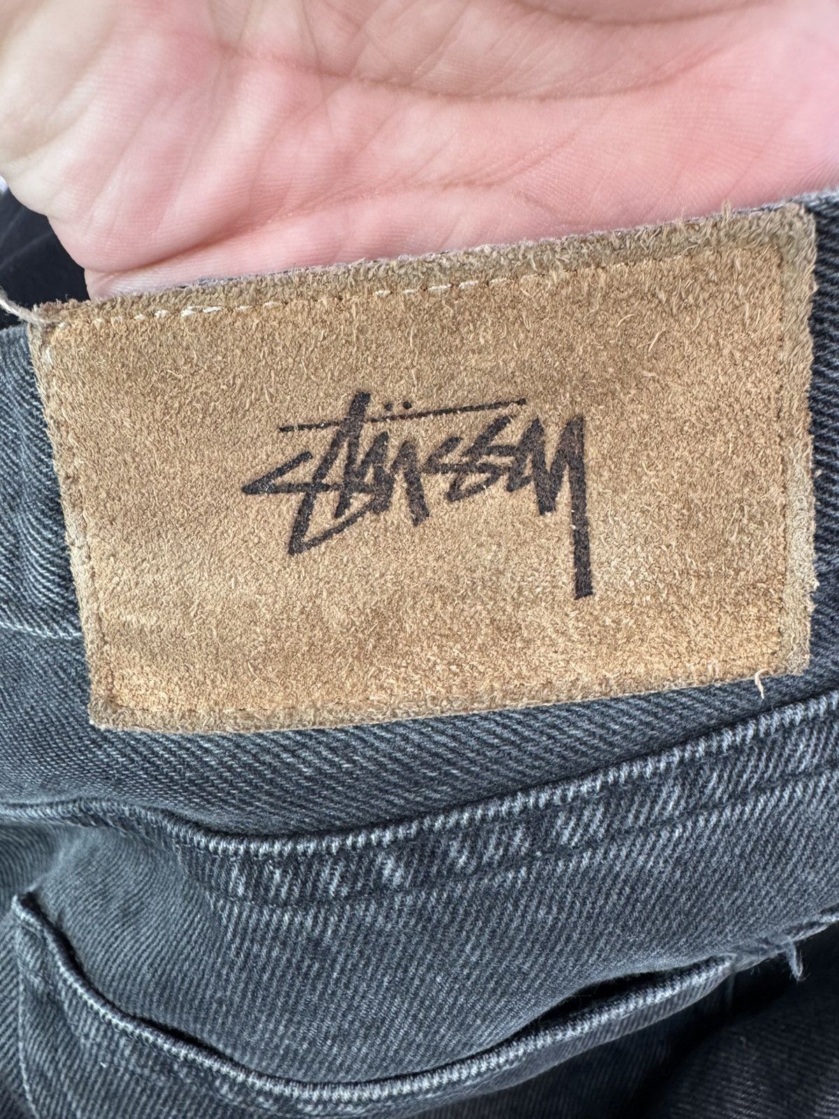 Stussy STUSSY SLIM OL' DENIM JEANS PANTS WASHED BLACK Size US 31 - 3 Thumbnail