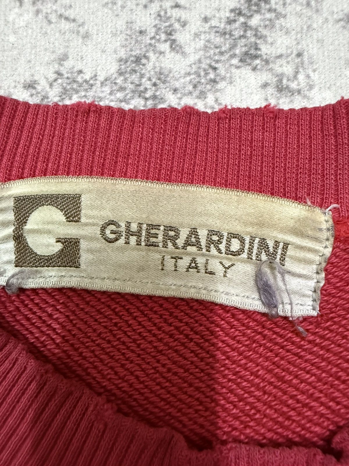 Vintage Vintage 90s Gherardini Italy Embroidery Spellout Sweatshirt Size US S / EU 44-46 / 1 - 8 Thumbnail