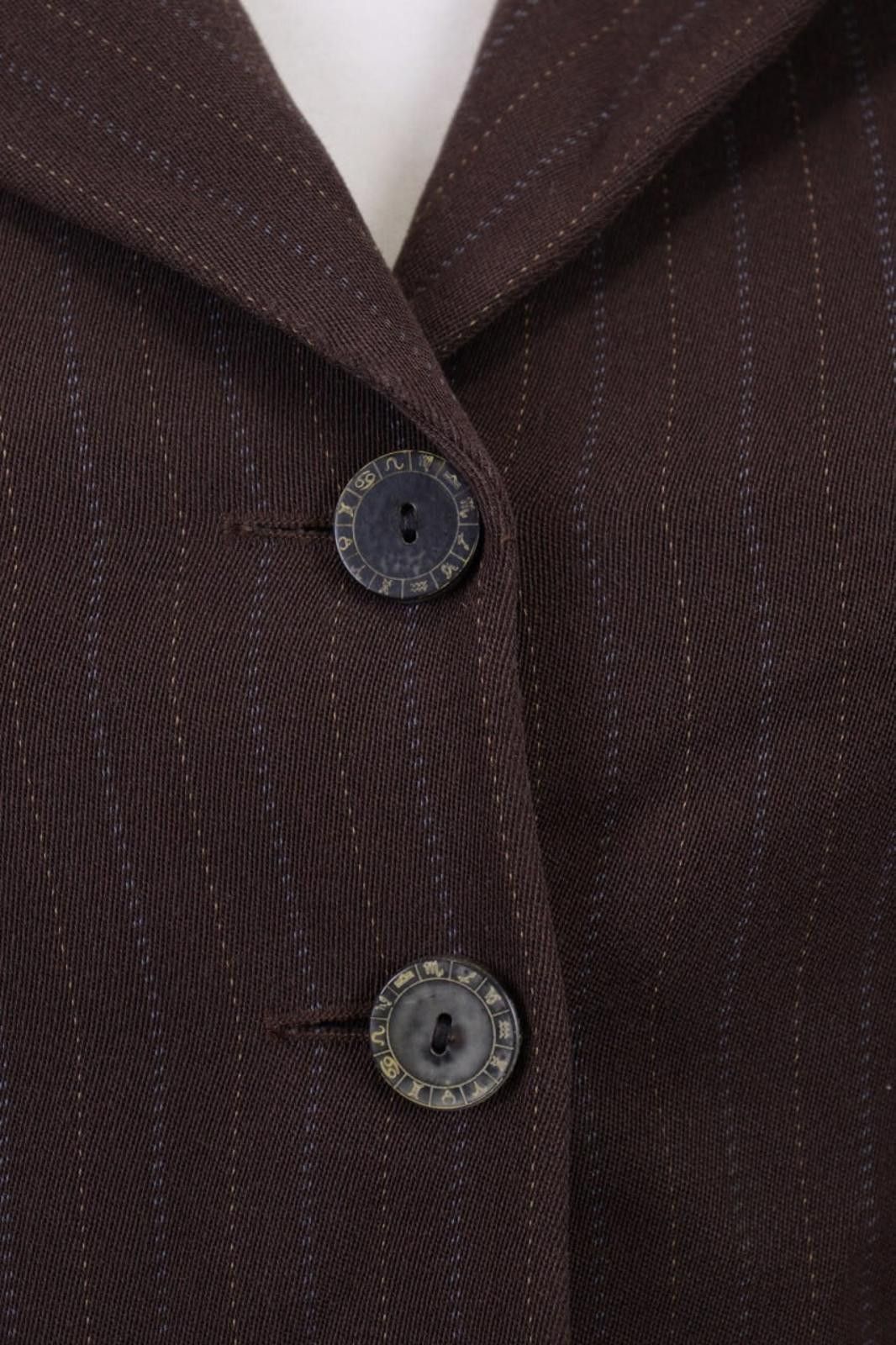 Escada Escada Elements Brown Single Blazer Coat Jacket Size 34 Size M / US 6-8 / IT 42-44 - 6 Thumbnail