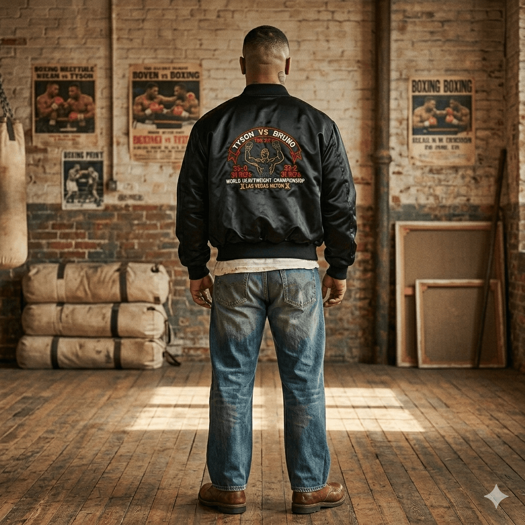 Vintage Vintage Westark Mike Tyson vs Frank Bruno Promotion Jacket Size US M / EU 48-50 / 2 - 1 Thumbnail