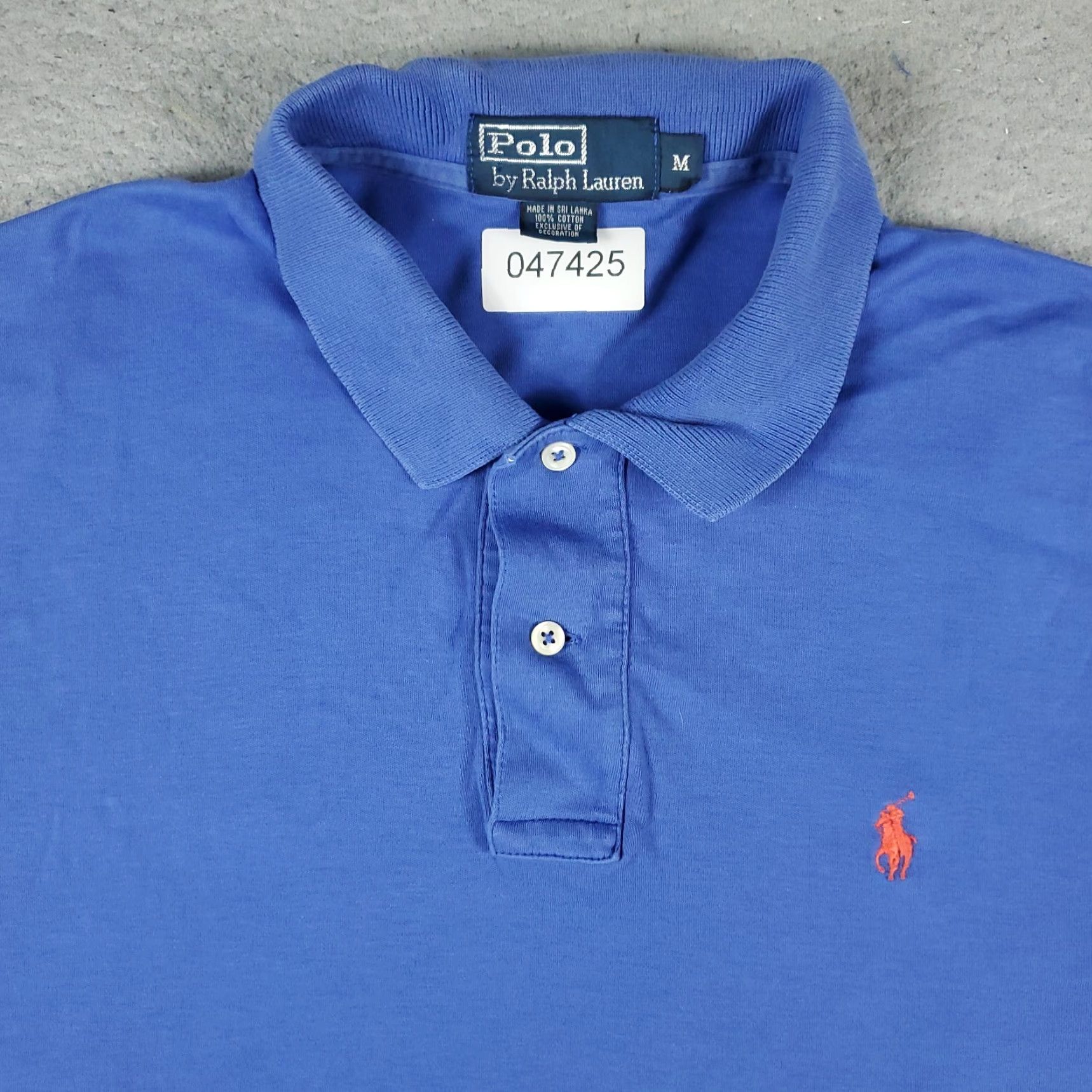 Ralph Lauren Ralph Lauren Polo Shirt Mens Medium Blue Pony Casual Short Sleeve Shirt M Blue Polo Mens Size US M / EU 48-50 / 2 - 2 Thumbnail