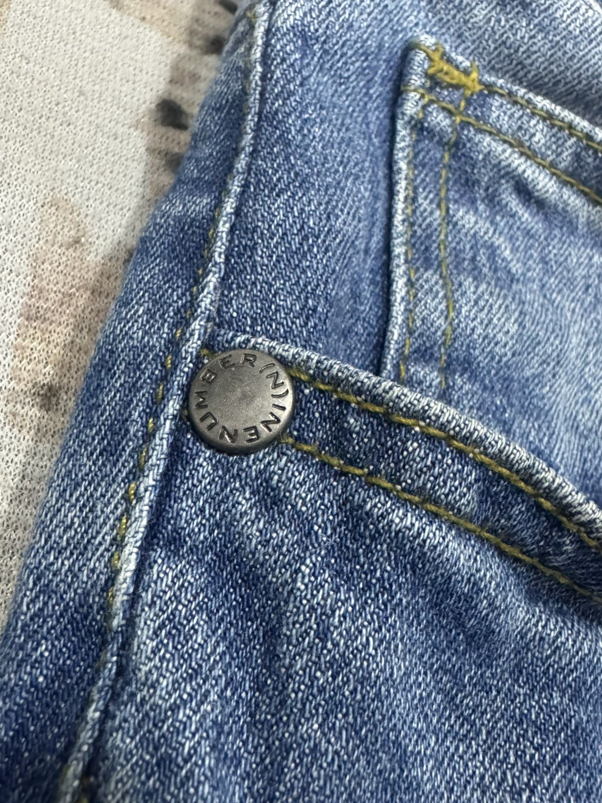 Japanese Brand NumberNine X Nano universe distress denim jeans Size US 30 / EU 46 - 6 Thumbnail