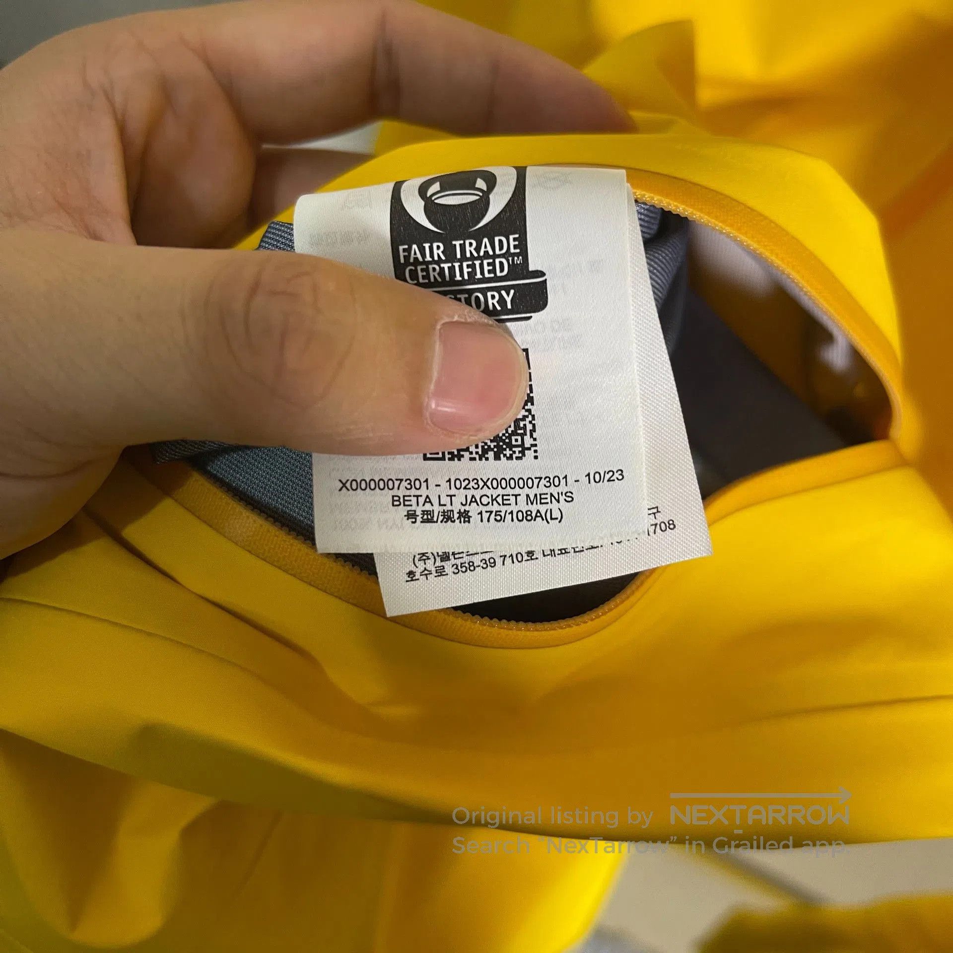 Arc'teryx Arcteryx Beta LT Men's Hardshell Jacket. Size US L / EU 52-54 / 3 - 5 Thumbnail