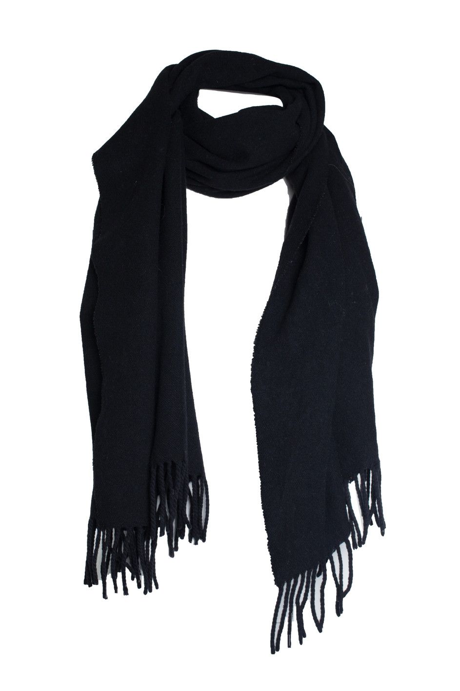 Acne Studios Acne Studios, Black Fringe scarf Size ONE SIZE - 2 Thumbnail
