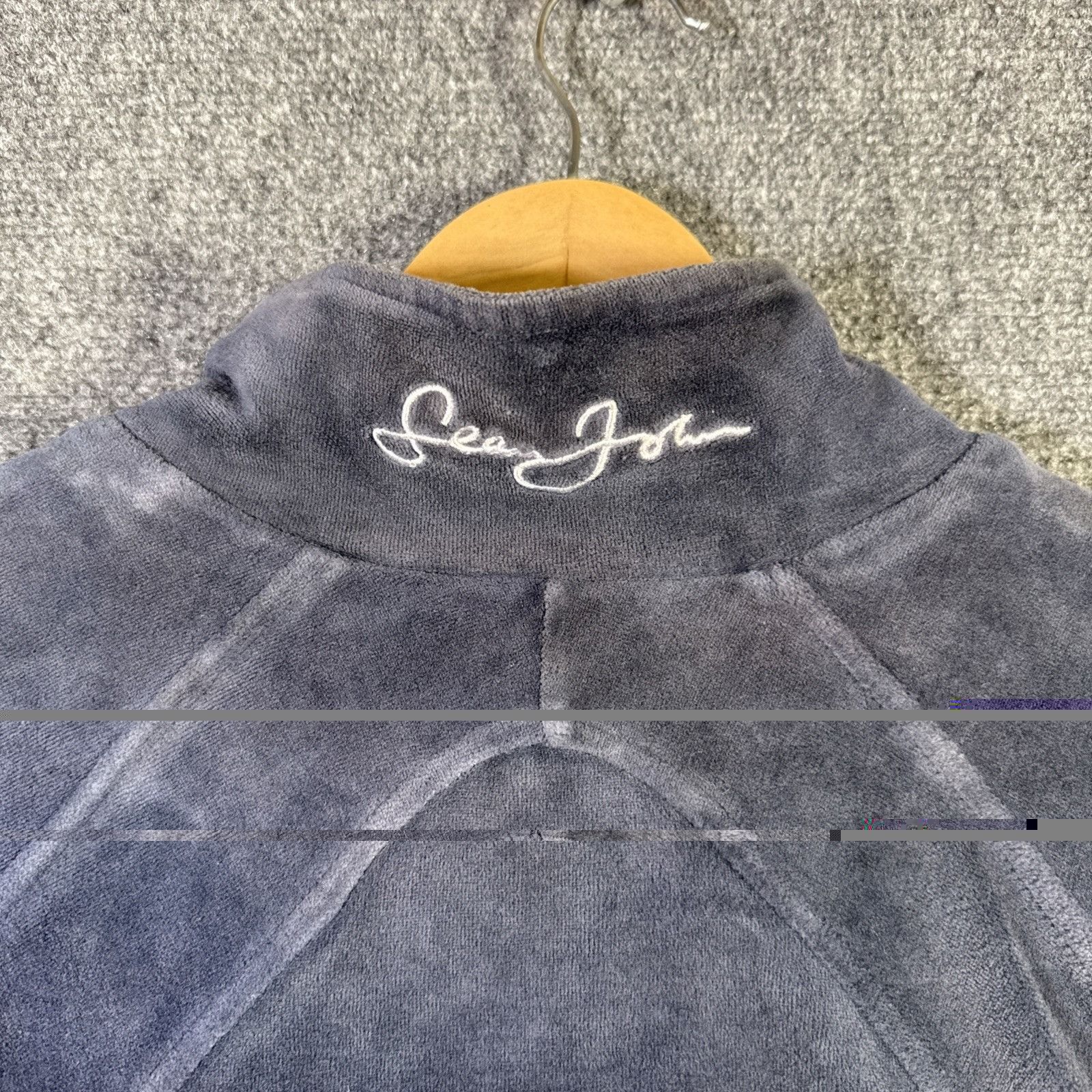 Playboy Vintage Playboy Jacket Adult Large Navy 90s Velvet Zip Up Size US L / EU 52-54 / 3 - 9 Thumbnail