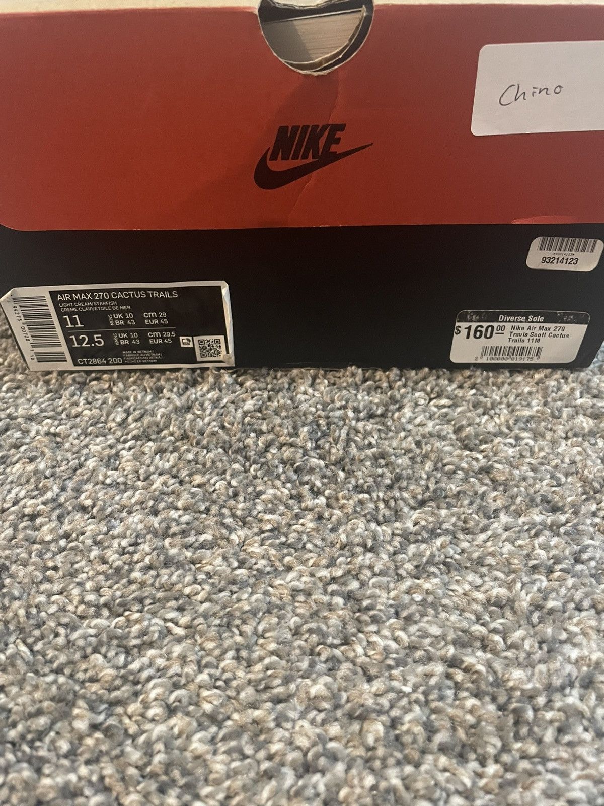 Nike × Travis Scott Nike Travis Scott x Air Max 270 Cactus Trails Size US 11 / EU 44 - 10 Thumbnail