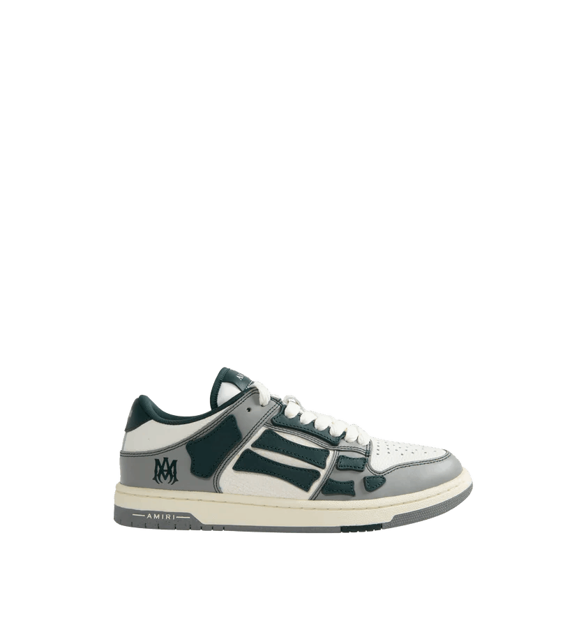 Amiri o1h1sh10525 Varsity Skel Low Top Sneaker in Evergreen Size US 12 / EU 45 - 1 Thumbnail