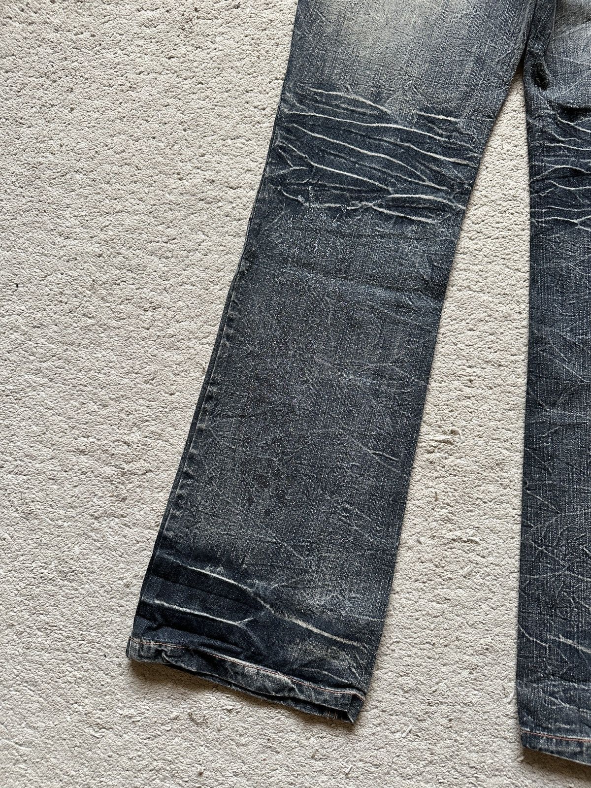 LOWBOX 2000s Lowbox Stonewash Jeans Size US 32 / EU 48 - 13 Thumbnail