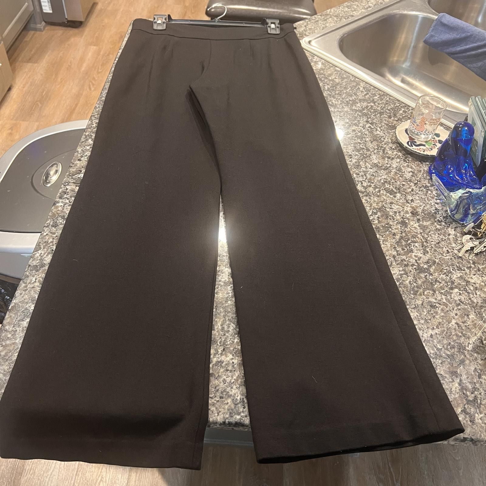 Elie Tahari Tahari Women's Black Wide Leg Pants Size 4 Size 27" / US 4 / IT 40 - 6 Thumbnail