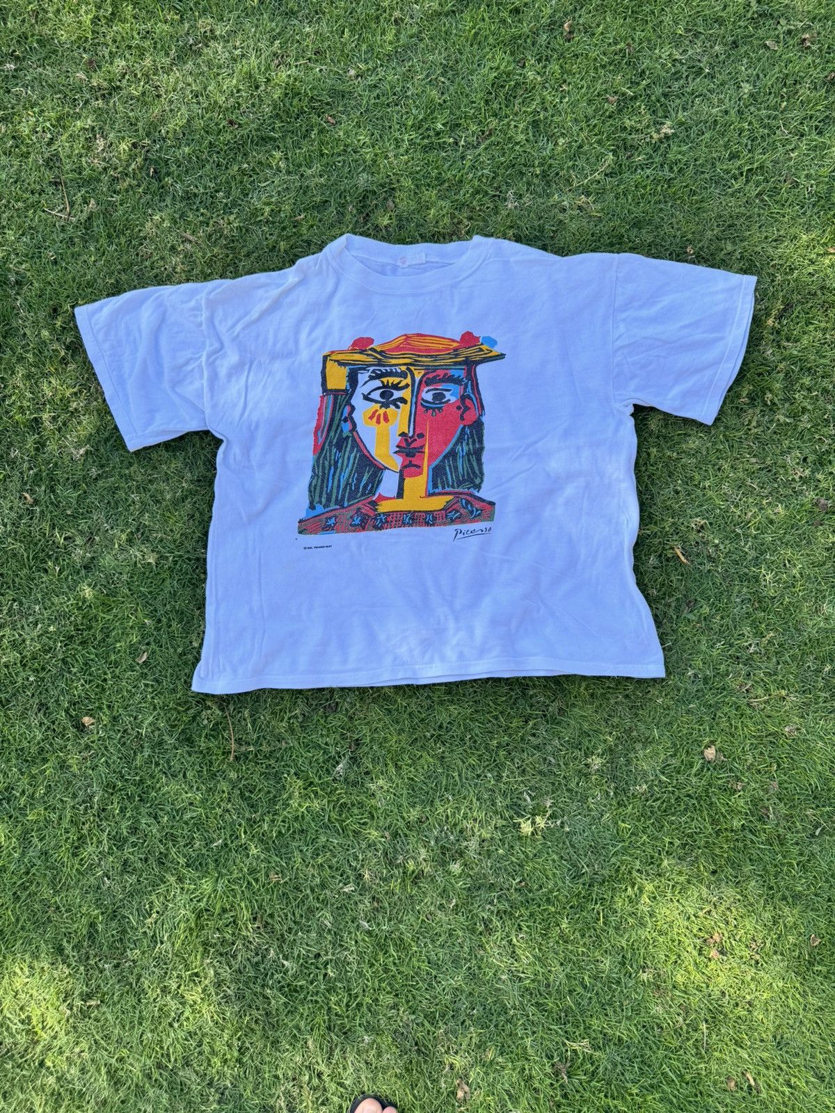 Vintage Y2K Picasso T-Shirt White 96/97