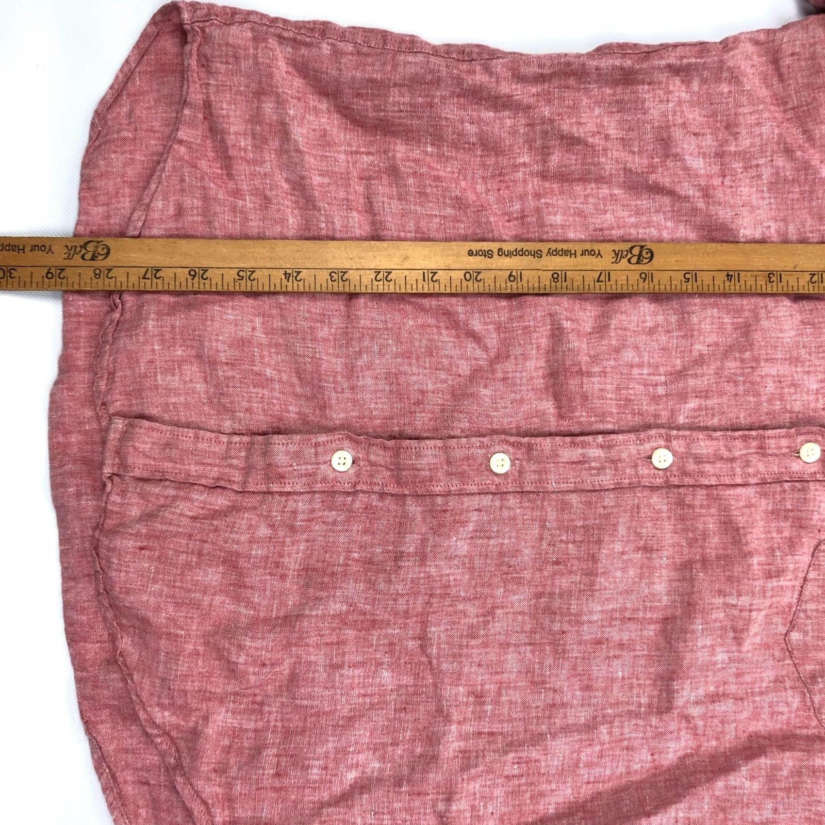 J.Crew VINTAGE J Crew Linen Shirt Mens M Slim Fit Nantucket Red Preppy Coastal Size US M / EU 48-50 / 2 - 6 Thumbnail