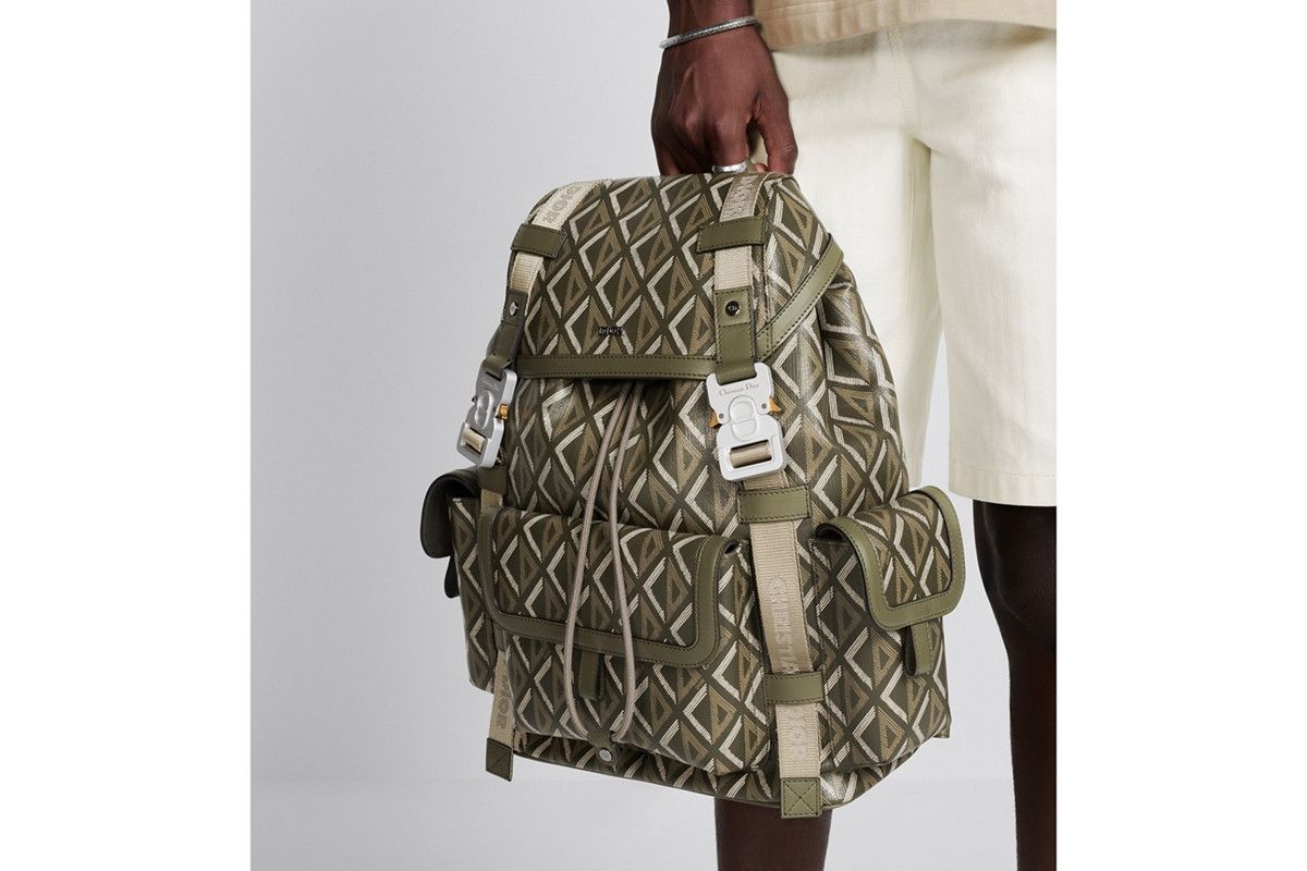Dior o1bcso1str0226 Size:OS/Hit The Road Backpack in Khaki Green Size ONE SIZE - 7 Thumbnail