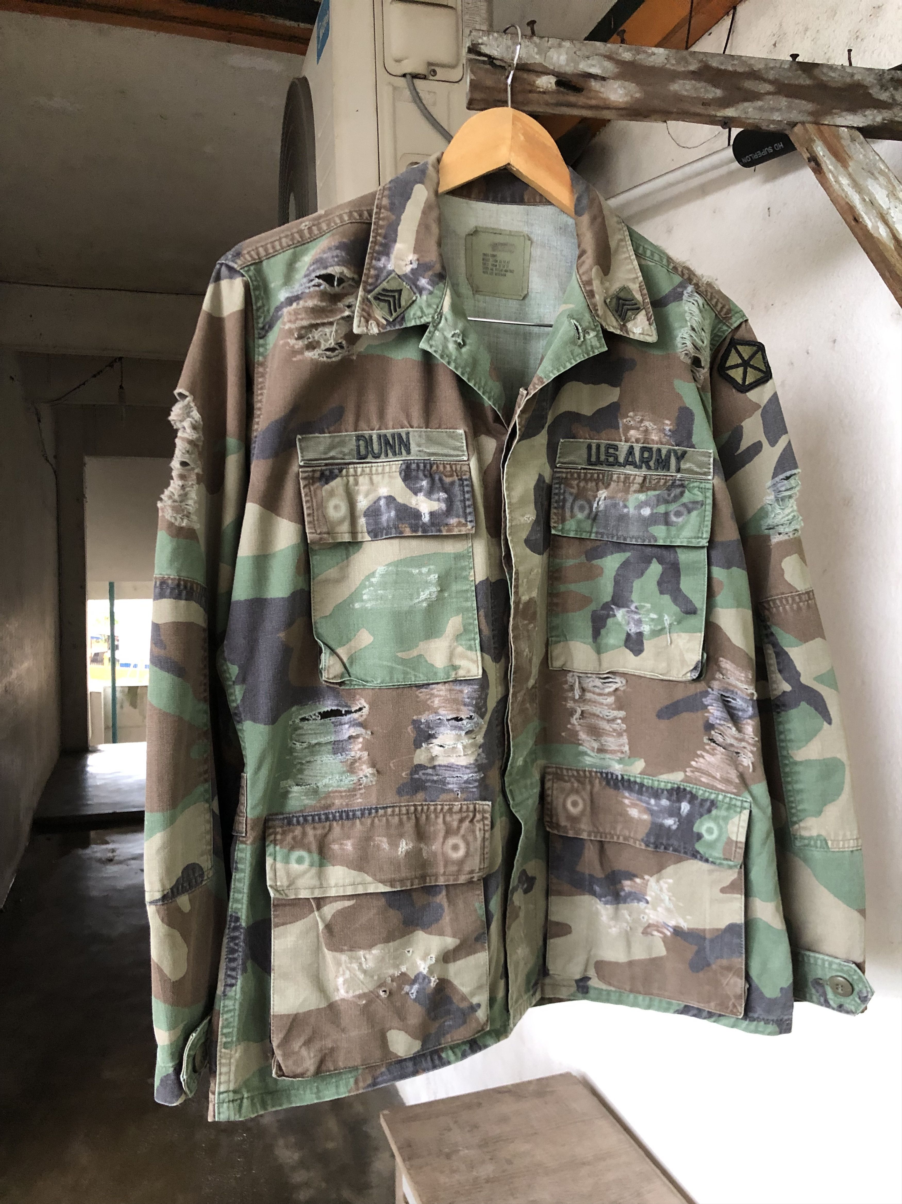 Vintage Vintage Us Army x Orion Band Distressed Army Jacket Size US M / EU 48-50 / 2 - 3 Thumbnail