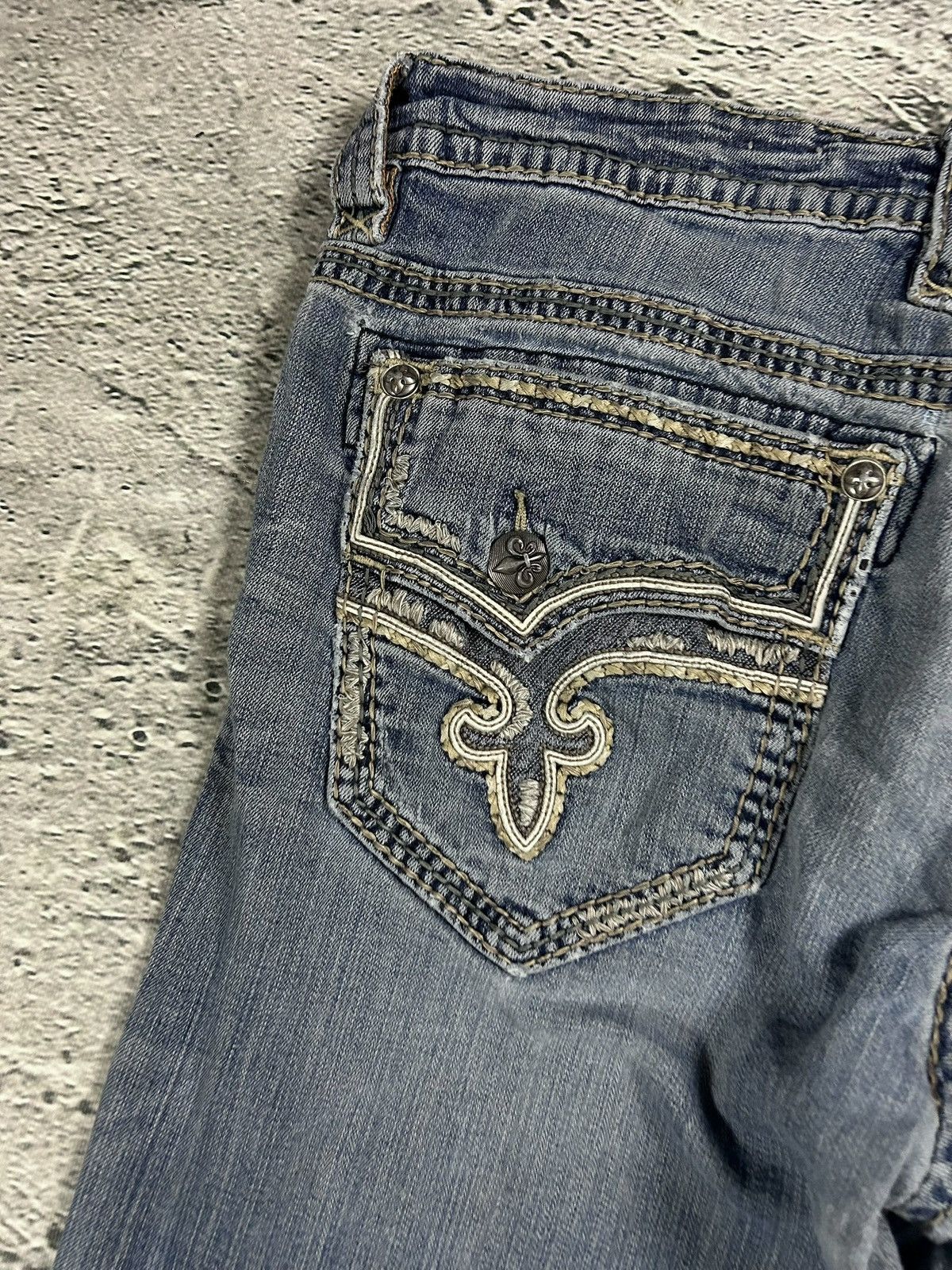 Rock Revival Rock Revival Rogue washed jeans Y2K flared Bootcut Size US 38 / EU 54 - 3 Thumbnail