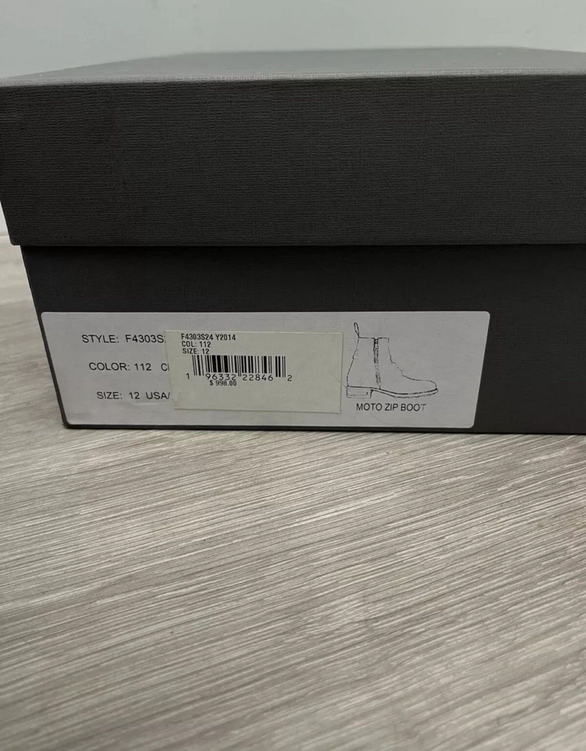 John Varvatos Moto zip boot size 12 Size US 12 / EU 45 - 8 Thumbnail
